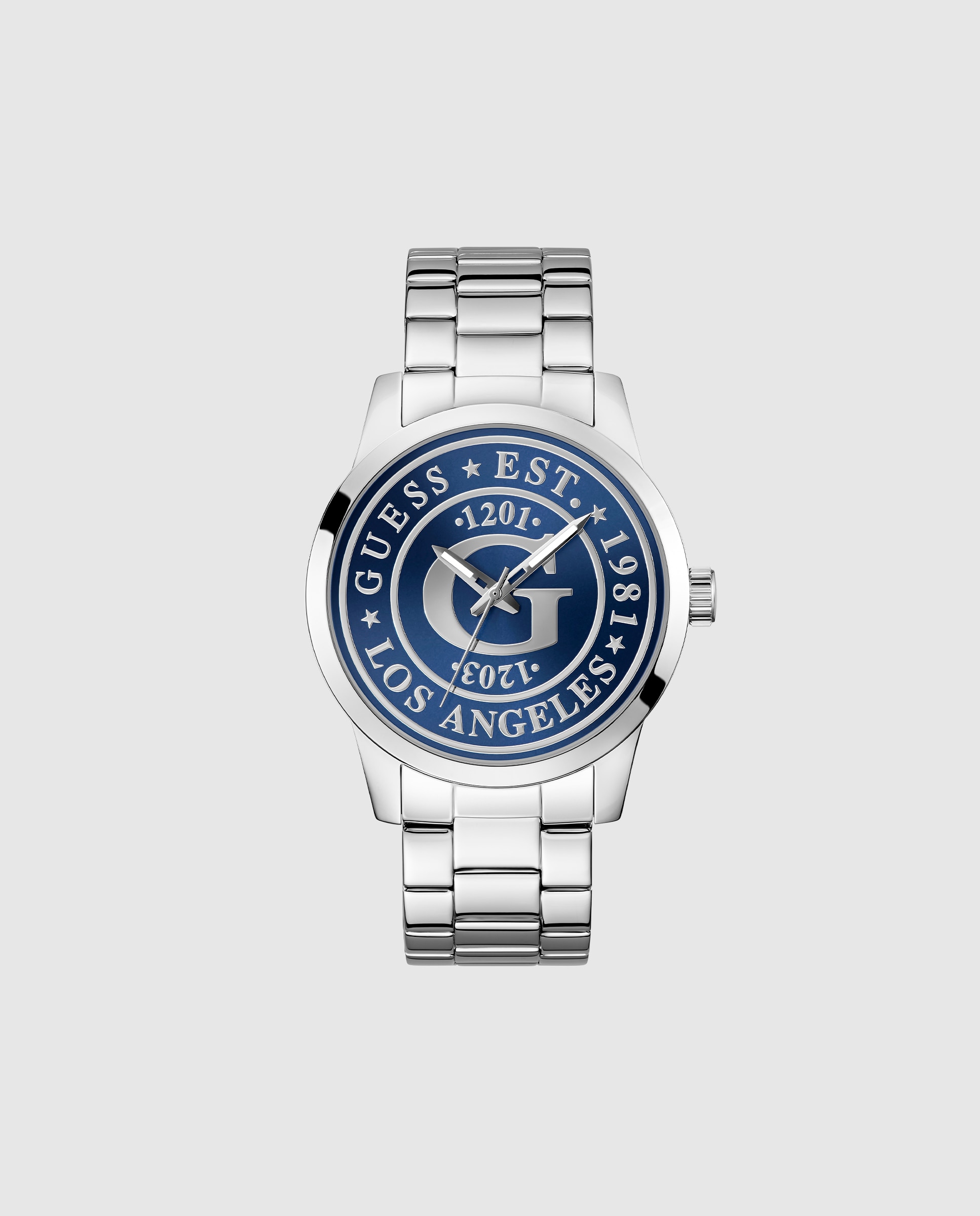 Relógio Collegiate G Gw0888g1 de Aço e Bracelete Prateada/cinza Prata-1