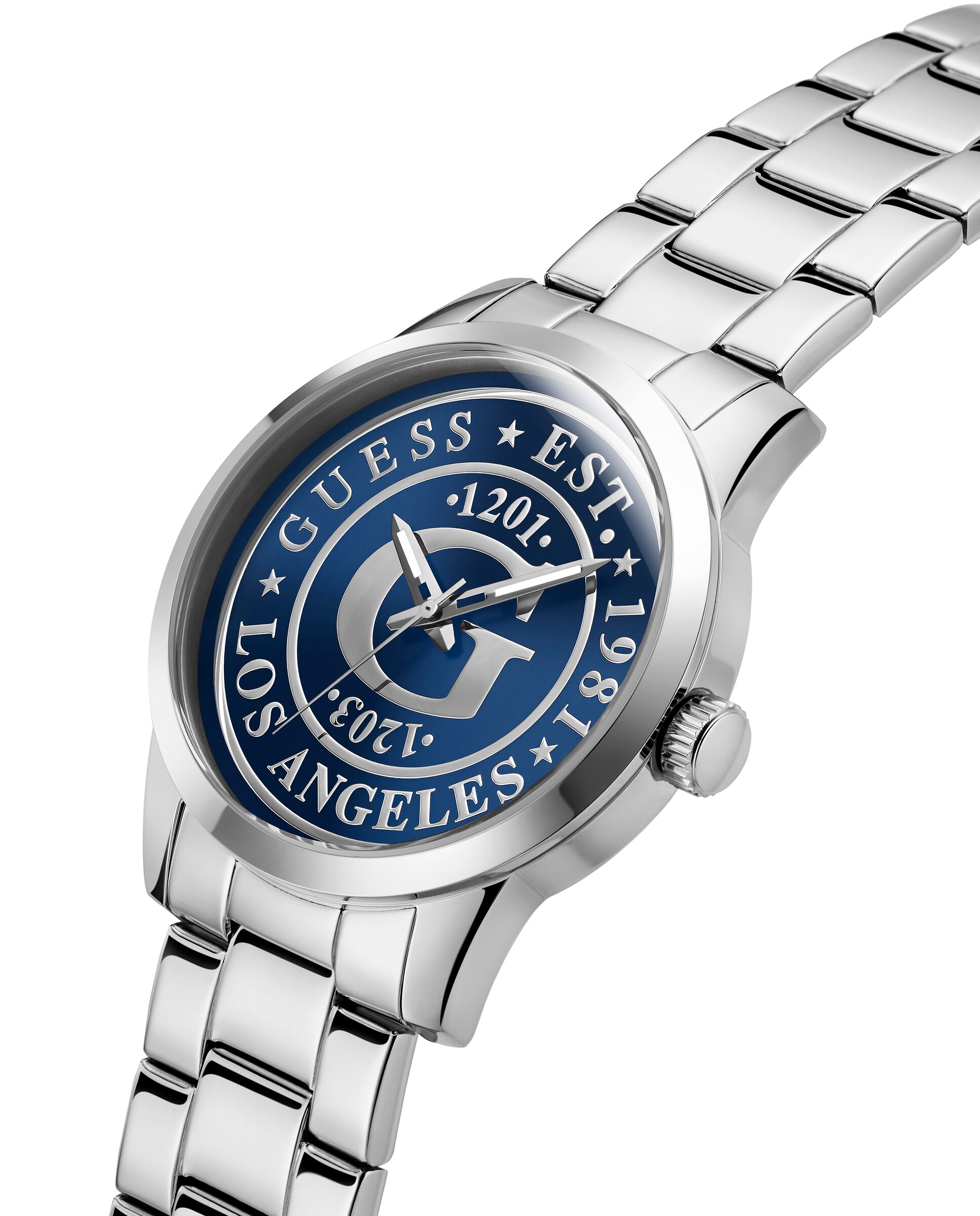 Relógio Collegiate G Gw0888g1 de Aço e Bracelete Prateada/cinza Prata-4