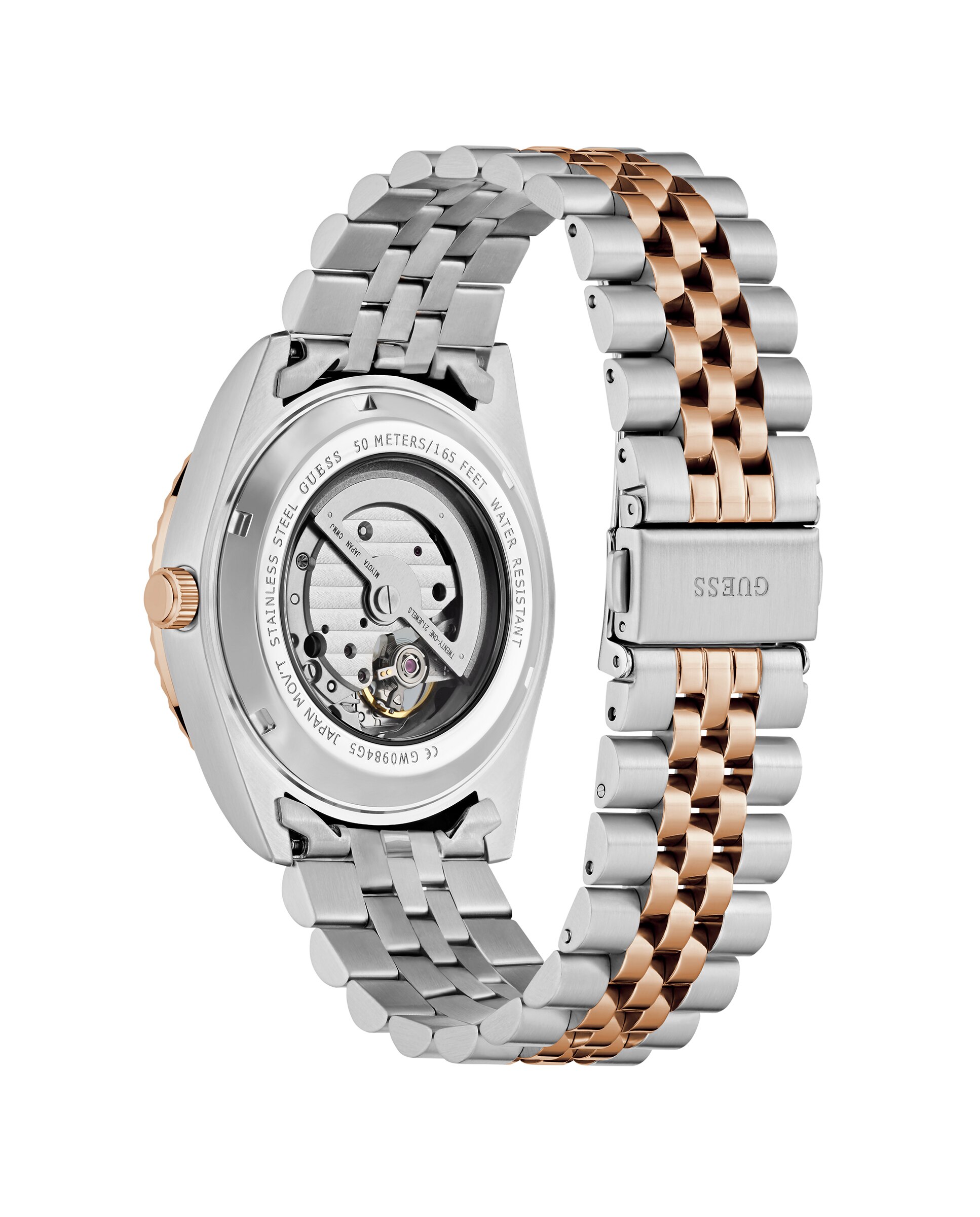 Relógio Connoisseur Gw0984g5 Automático de Aço e Bracelete Bicolor em Ouro Prata-3