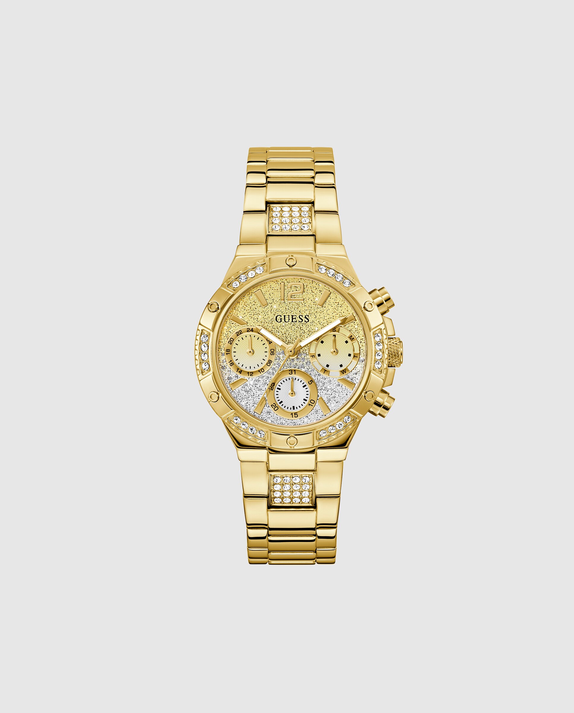 Relógio Harlow Gw0950l2 de Aço e Bracelete Dourada Ouro-1