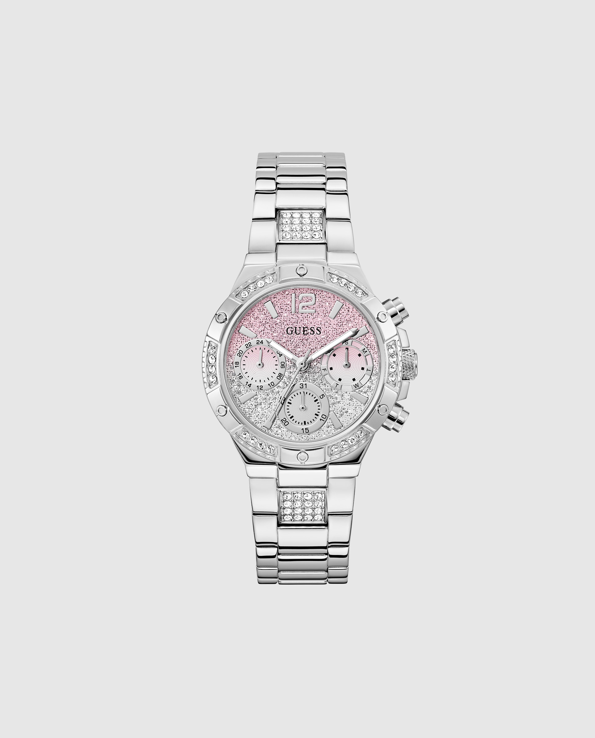 Relógio Harlow Gw0950l1 de Aço e Bracelete Prateada/cinza Prata-1