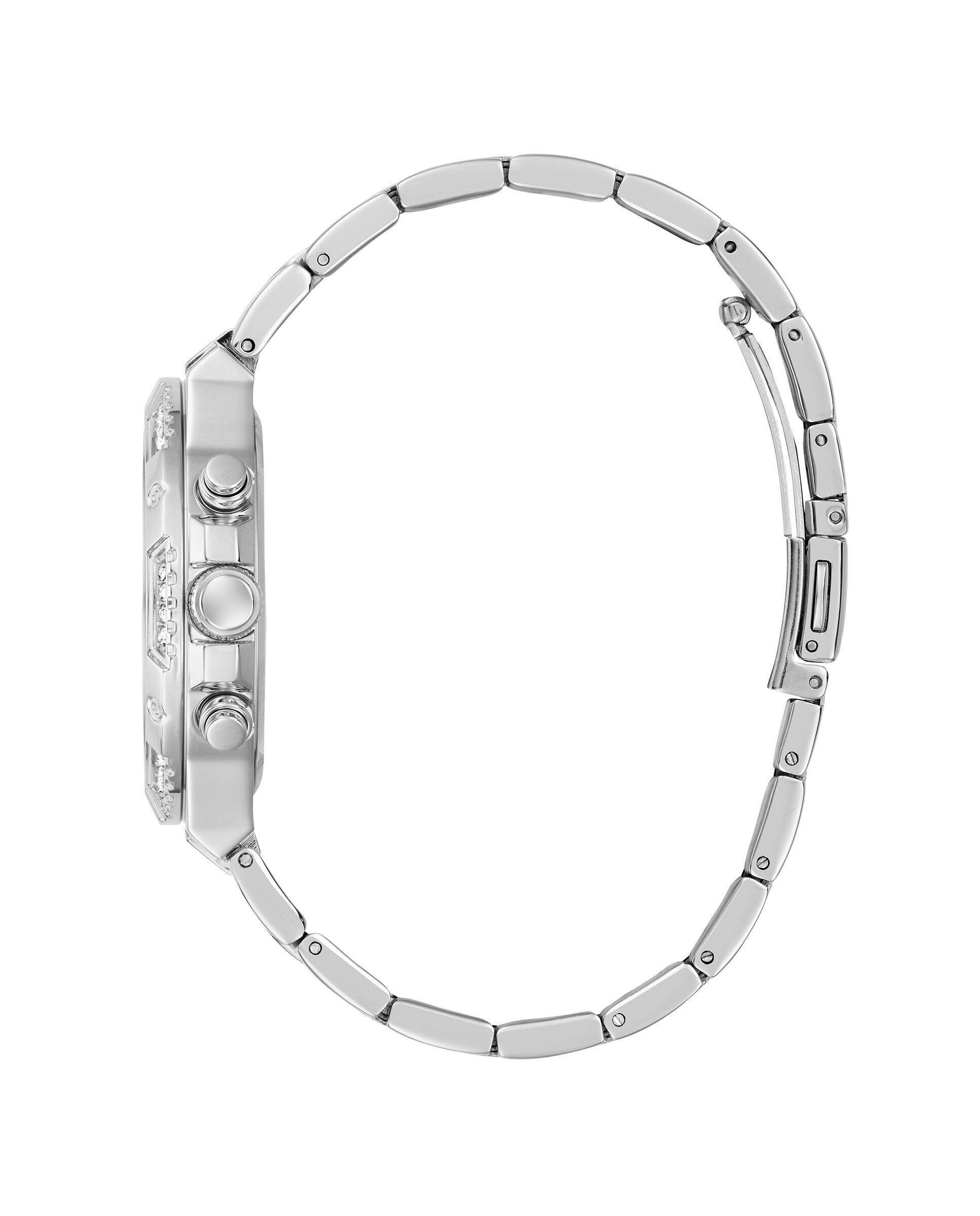 Relógio Harlow Gw0950l1 de Aço e Bracelete Prateada/cinza Prata-2