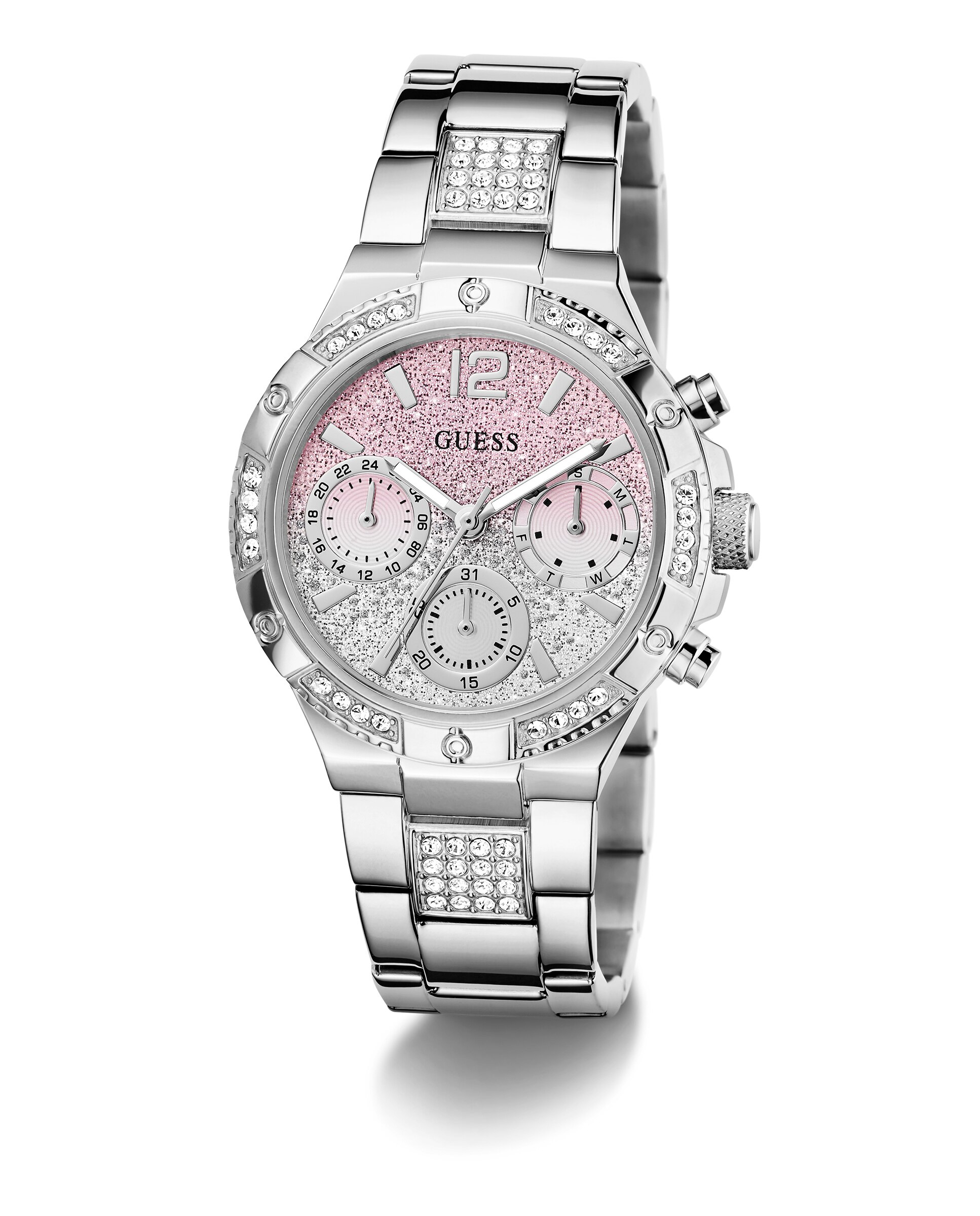 Relógio Harlow Gw0950l1 de Aço e Bracelete Prateada/cinza Prata-5