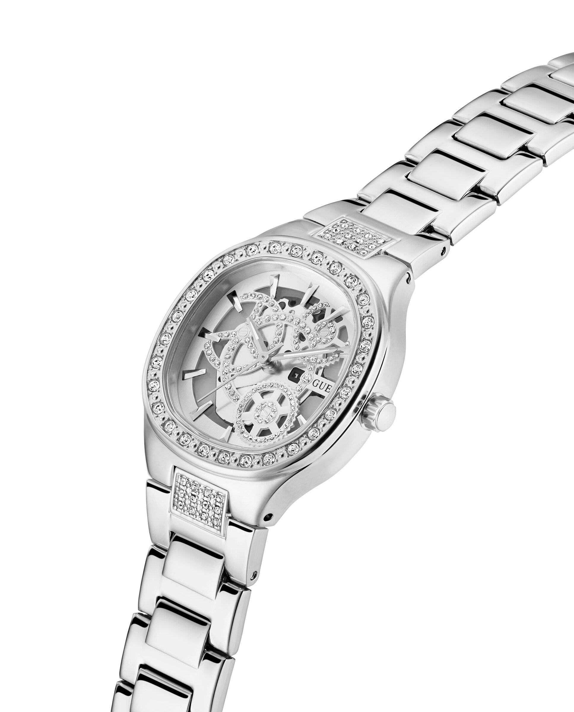 Relógio Electra Gw0941l1 de Aço e Bracelete Prateada/cinza Prata-4