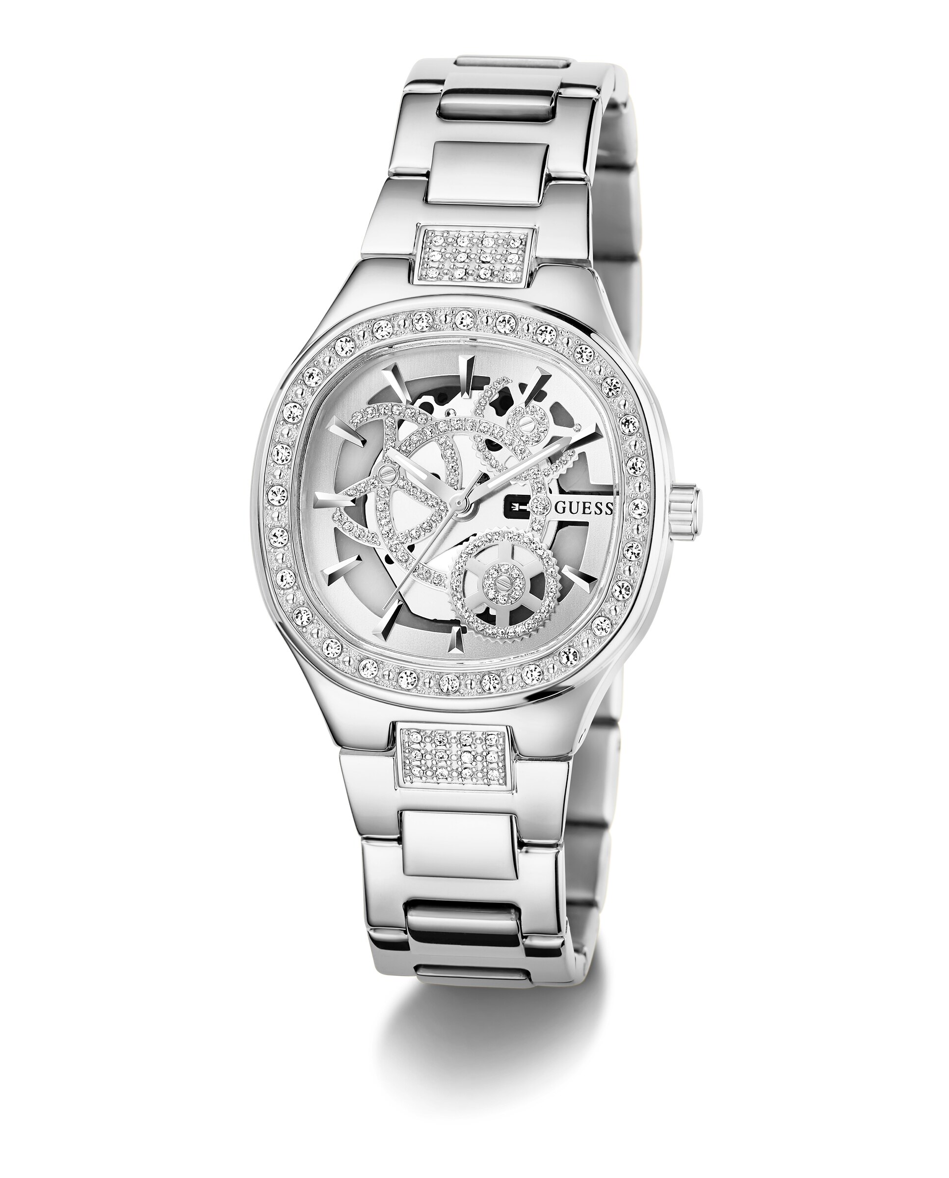 Relógio Electra Gw0941l1 de Aço e Bracelete Prateada/cinza Prata-5