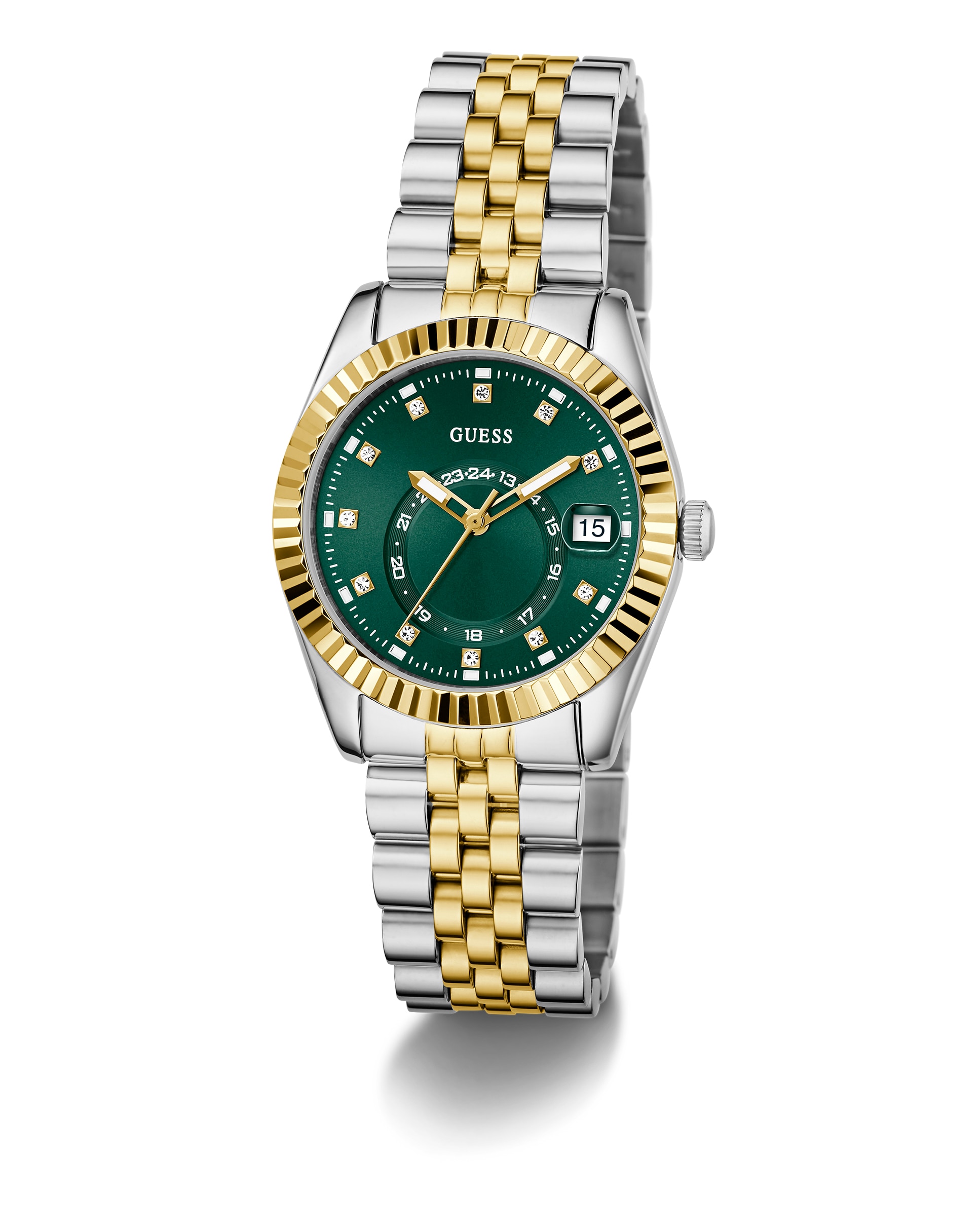 Relógio Jada Gw0936l3 de Aço e Bracelete Bicolor em Ouro Prata-5
