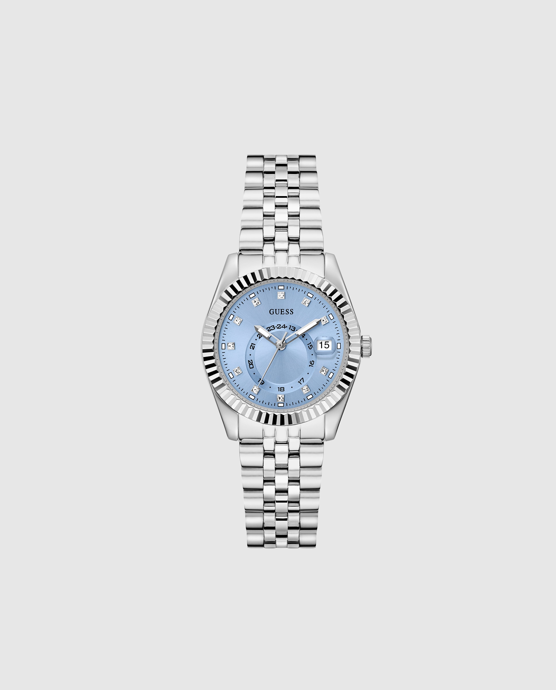 Relógio Jada Gw0936l1 de Aço e Bracelete Prateada/cinza Prata-1