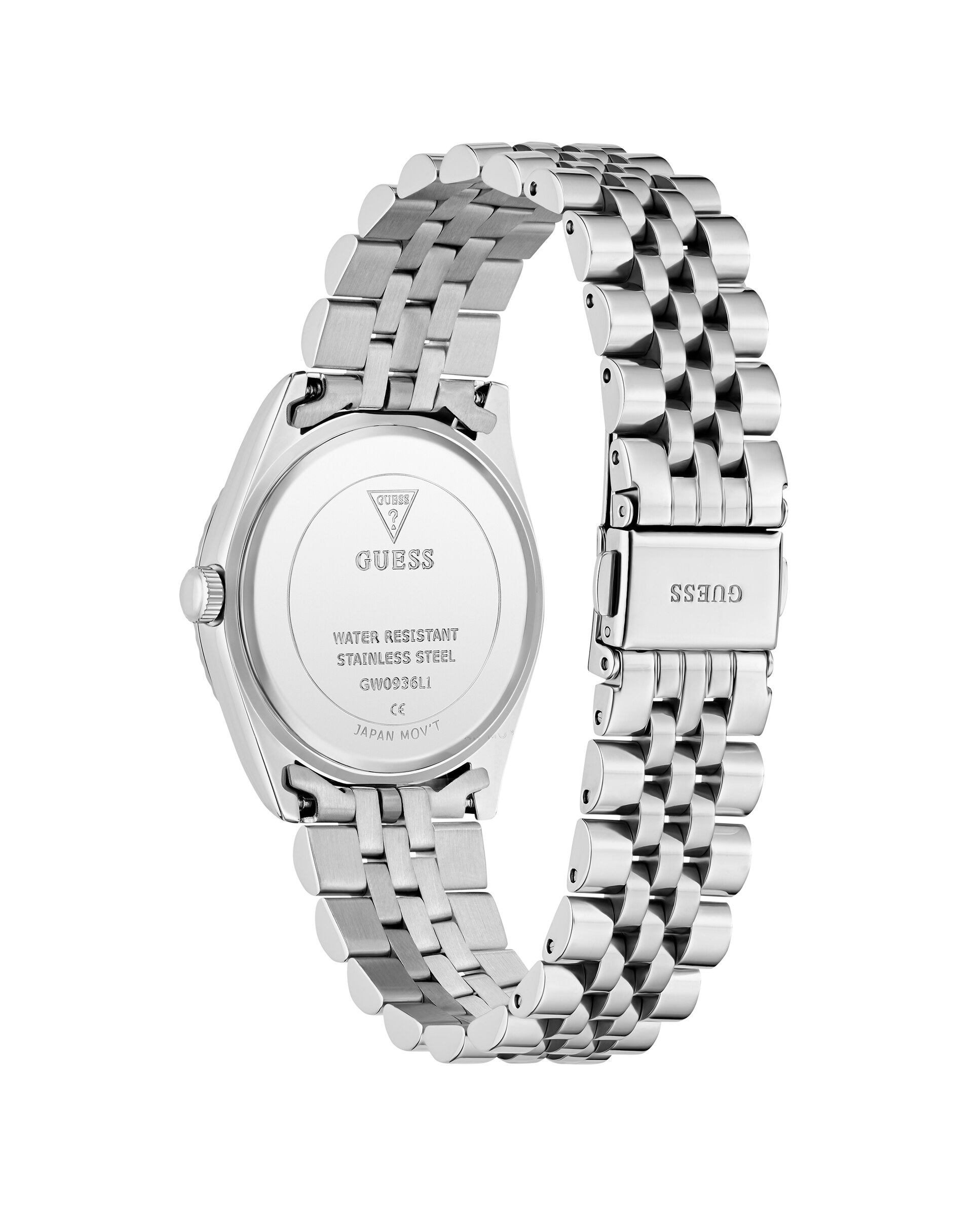 Relógio Jada Gw0936l1 de Aço e Bracelete Prateada/cinza Prata-3