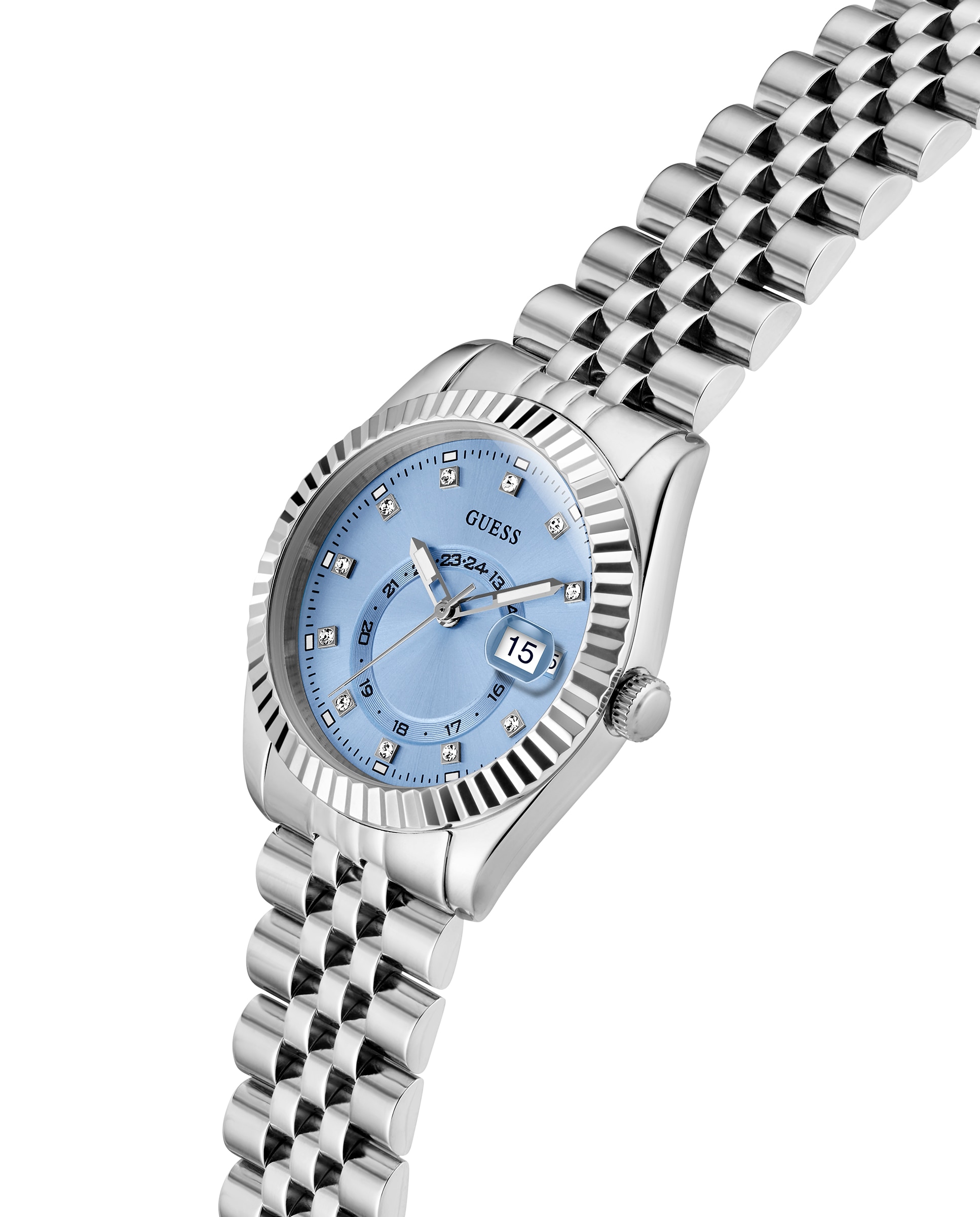 Relógio Jada Gw0936l1 de Aço e Bracelete Prateada/cinza Prata-4