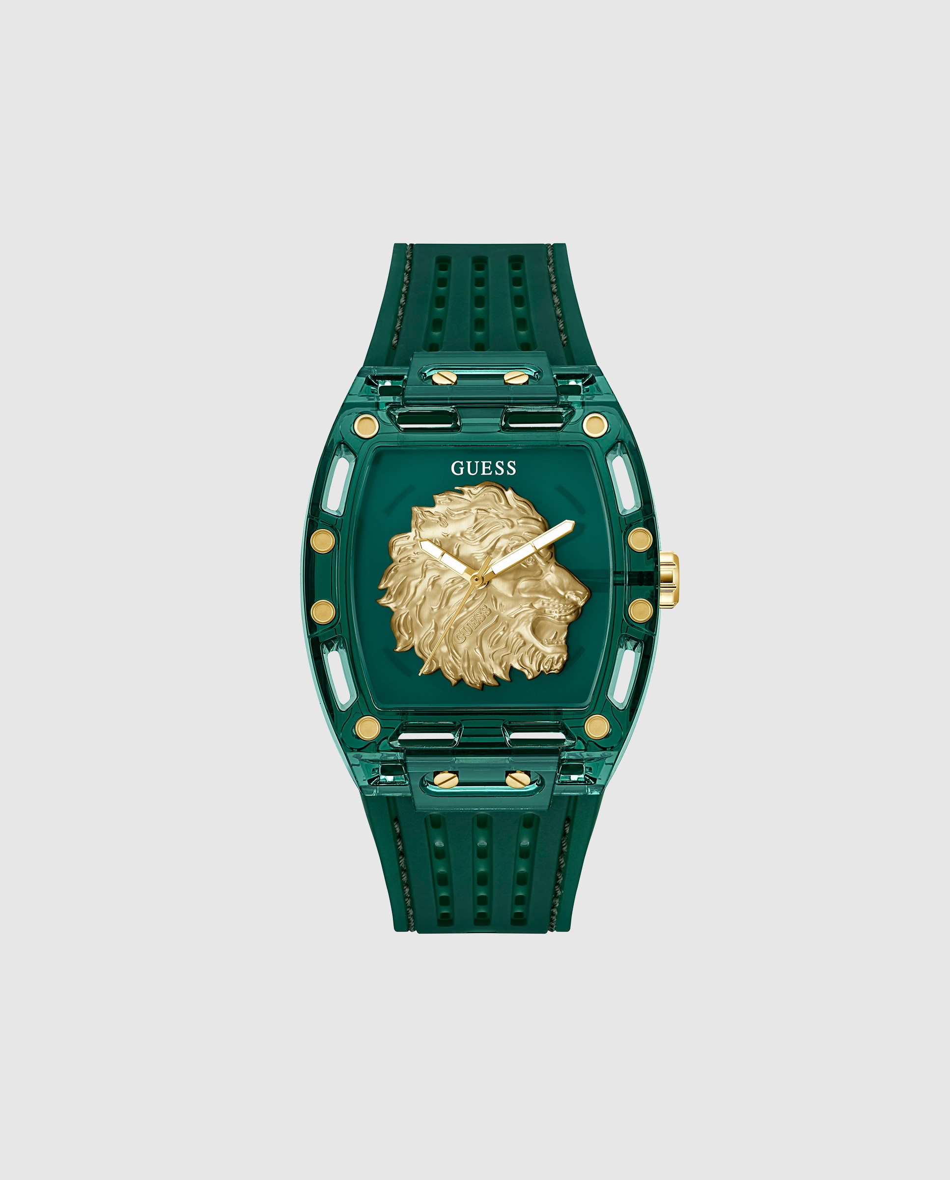 Relógio Phoenix Gw0959g2 de Silicone e Correia Verde Verde-1