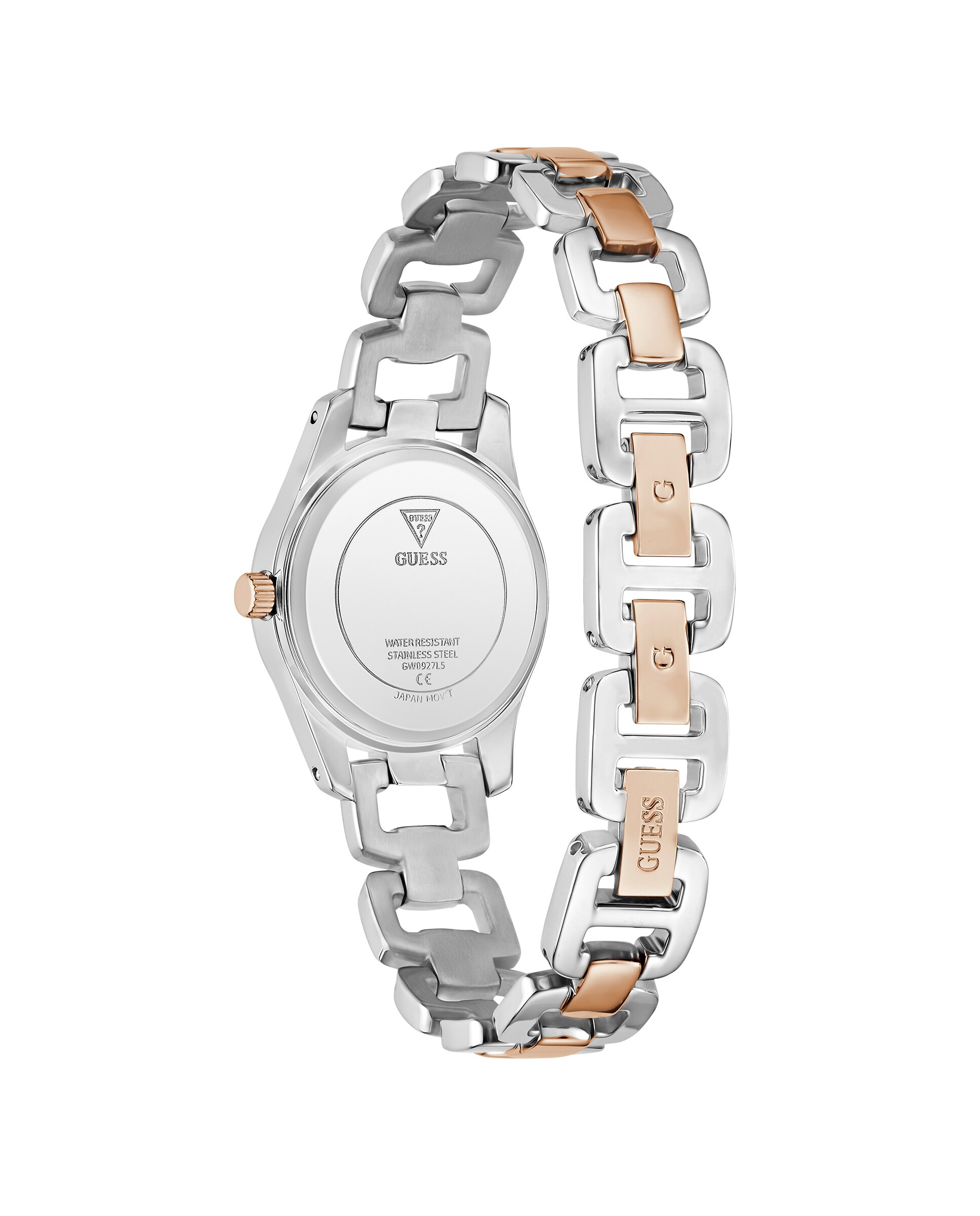 Relógio Veda Gw0927l5 de Aço e Bracelete Bicolor em Ouro Prata-3