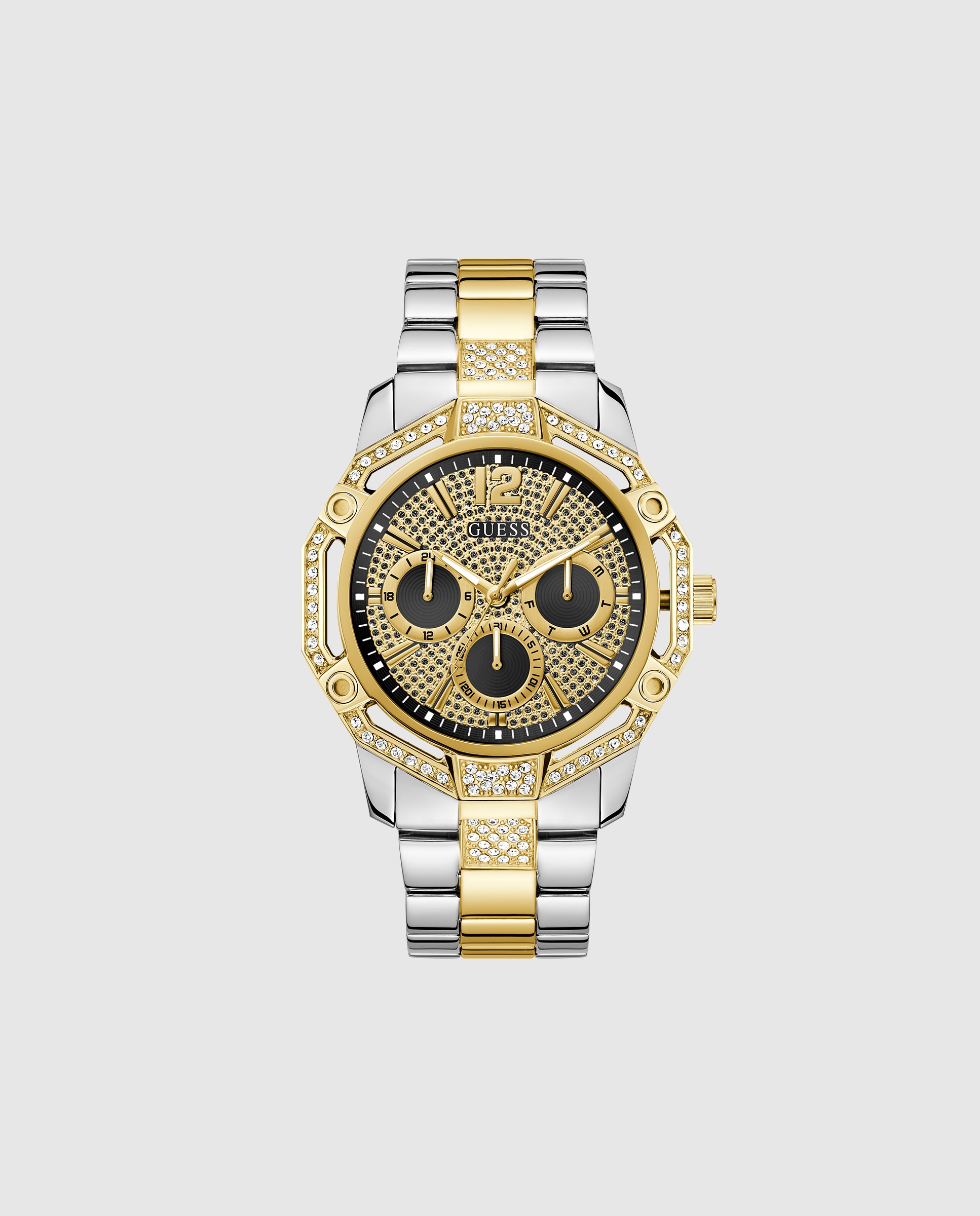 Relógio Regal Gw0990g4 de Aço e Bracelete Bicolor Ouro Prata-1