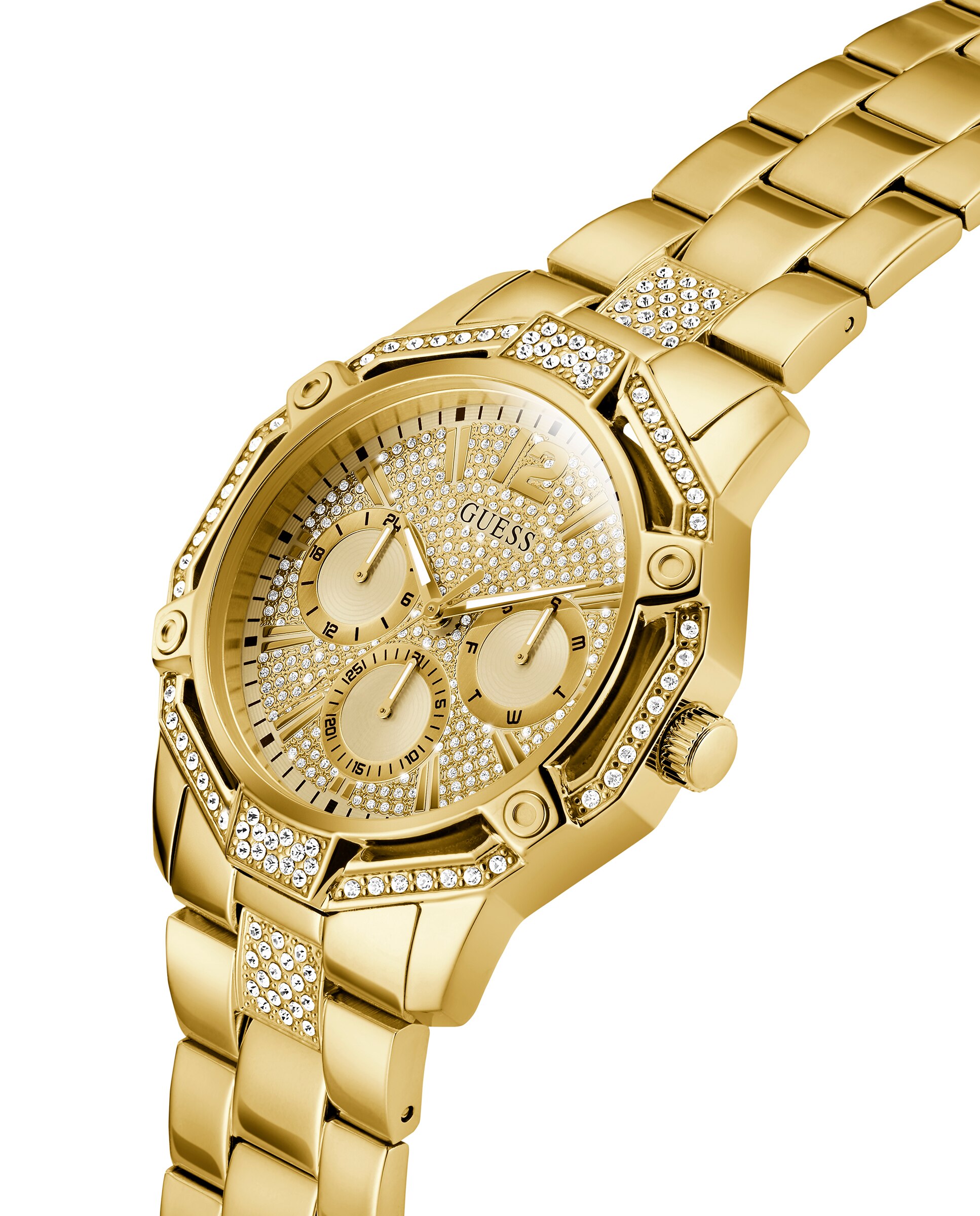 Relógio Regal Gw0990g2 de Aço e Bracelete Dourada Ouro-4