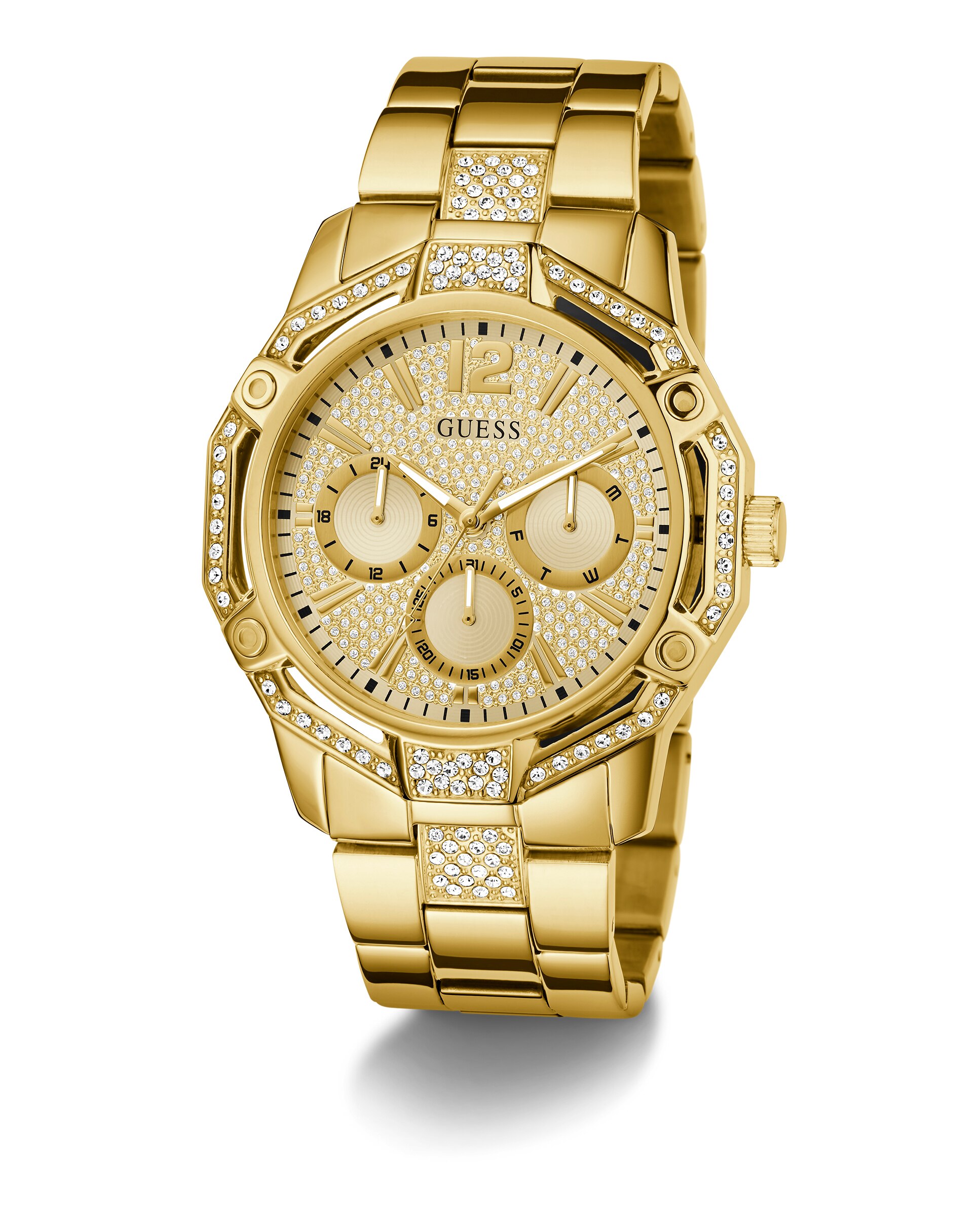 Relógio Regal Gw0990g2 de Aço e Bracelete Dourada Ouro-5