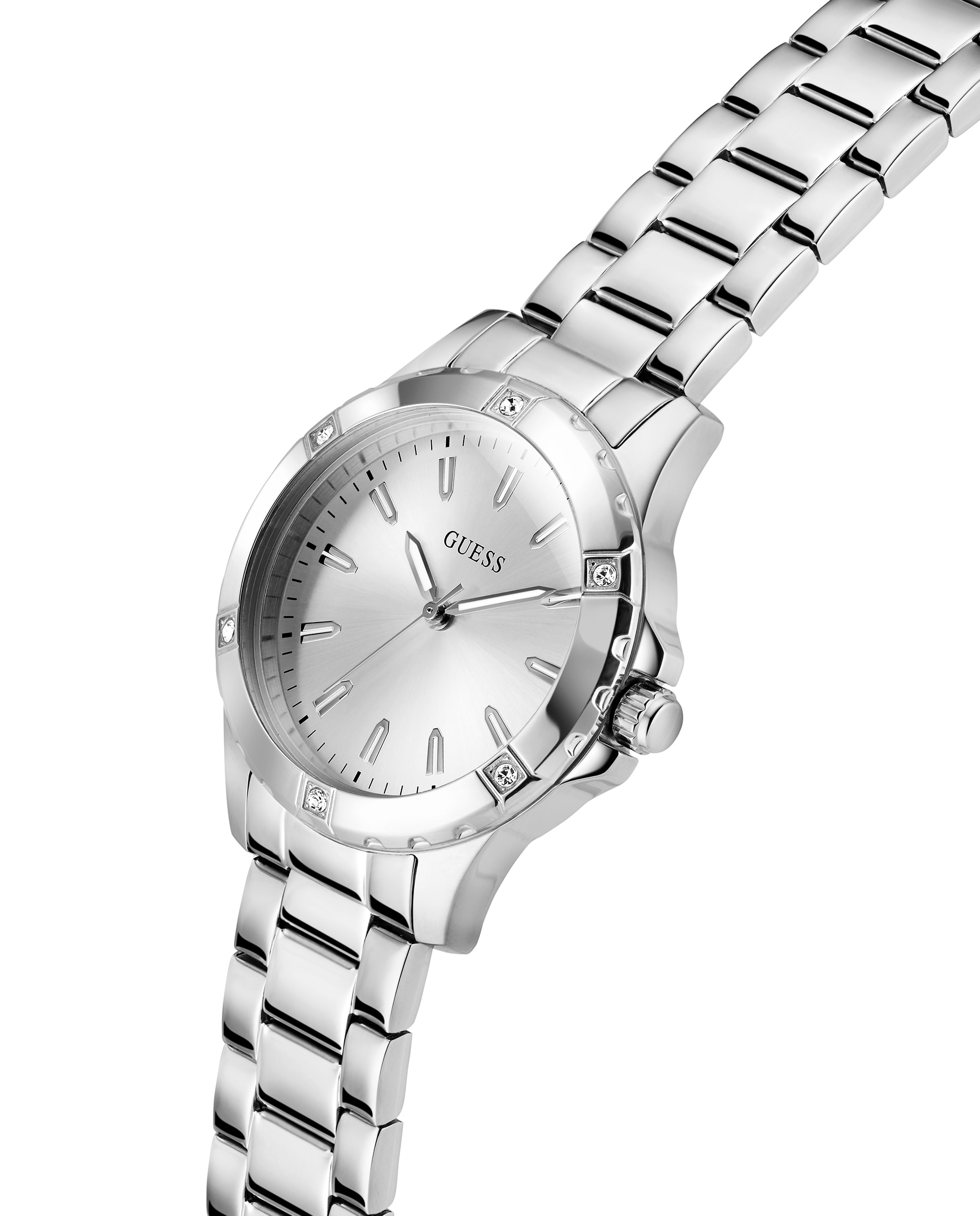 Relógio Mist Gw0948l6 de Aço e Bracelete Prateada/cinza Prata-4