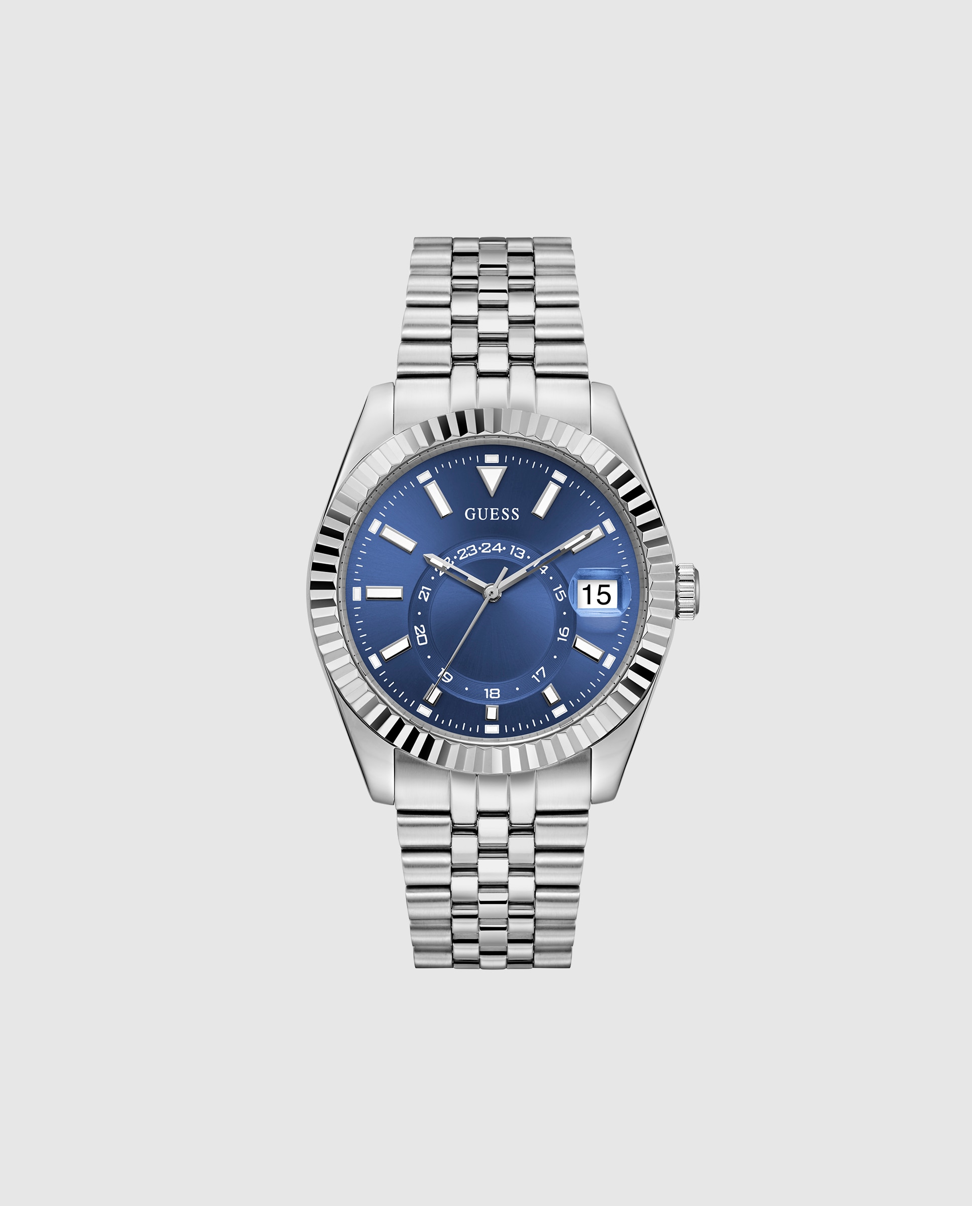 Relógio Jaden Gw0977g1 de Aço e Bracelete Prateada/cinza Prata-1