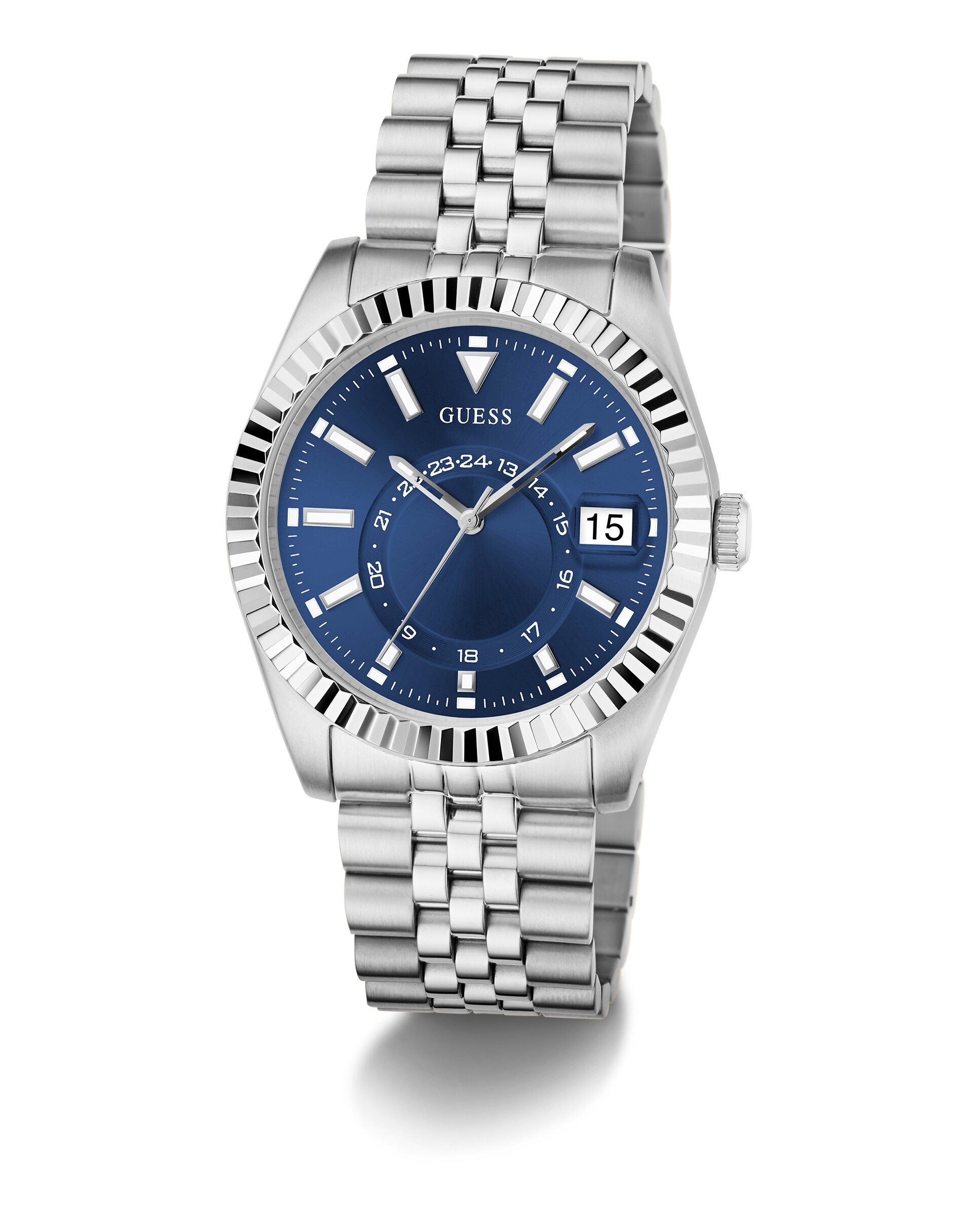 Relógio Jaden Gw0977g1 de Aço e Bracelete Prateada/cinza Prata-5