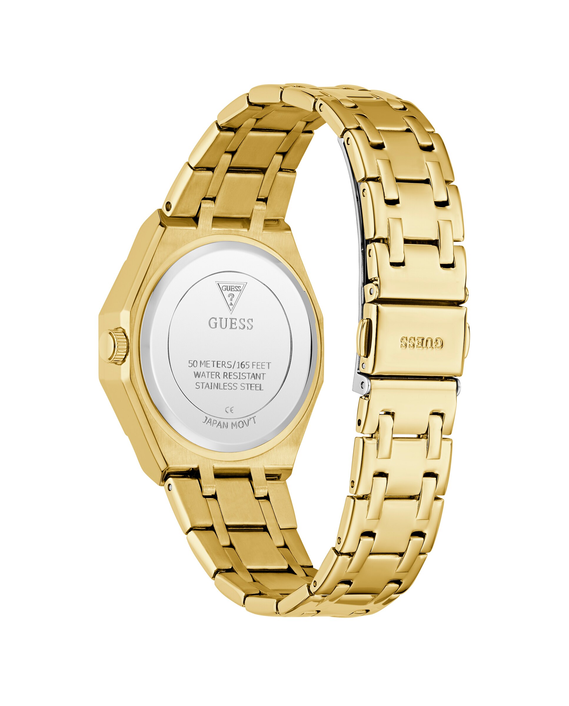 Relógio Quinn Gw0988l2 de Aço e Bracelete Dourada Ouro-3