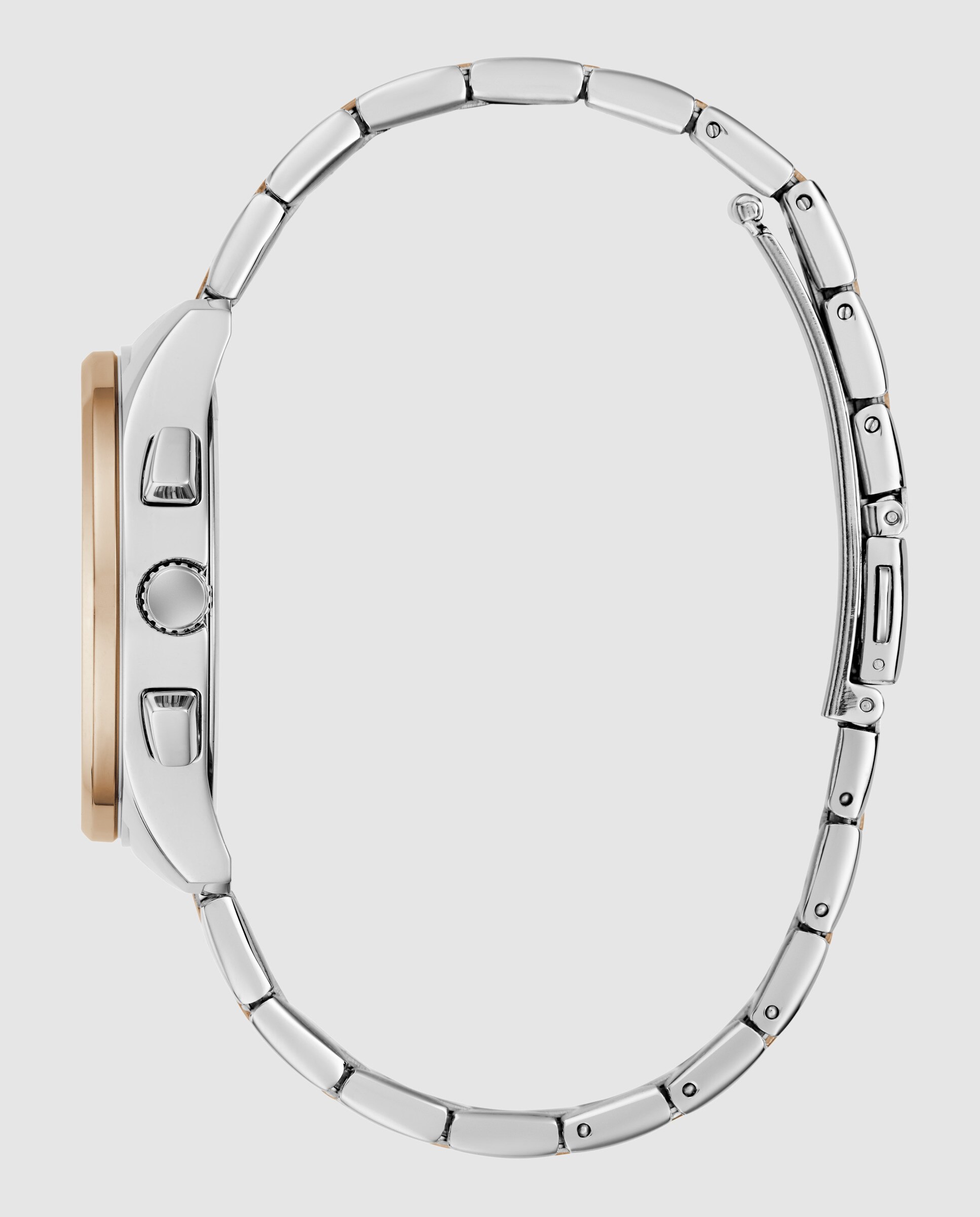 Relógio de Mulher Birdie Gw1031l5 de Aço e Bracelete Bicolor em Ouro Rosa Prata-2