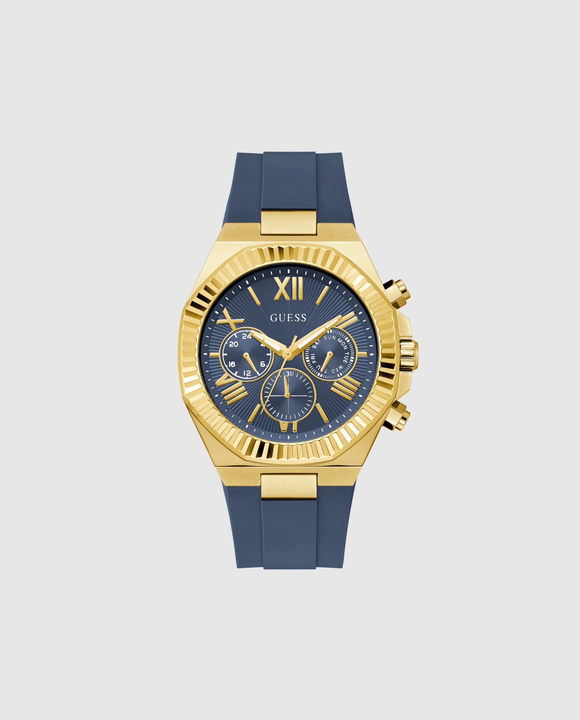 Imagem 0 de Relógio Analógico Equity Gw1011g2 de Silicone e Correa em Azul