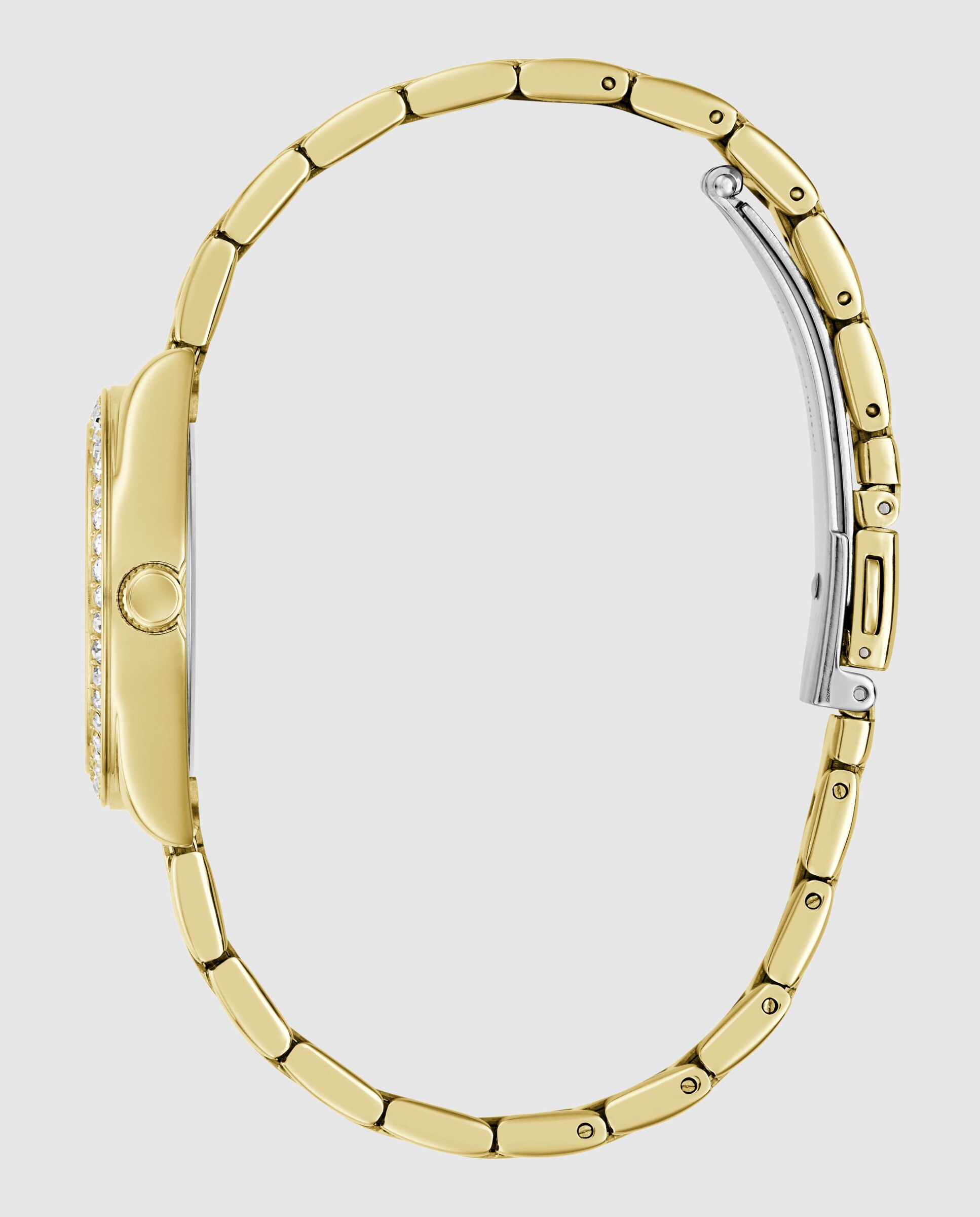 Relógio Mini Luna Gw0841l9 de Aço e Bracelete Dourada Ouro-2
