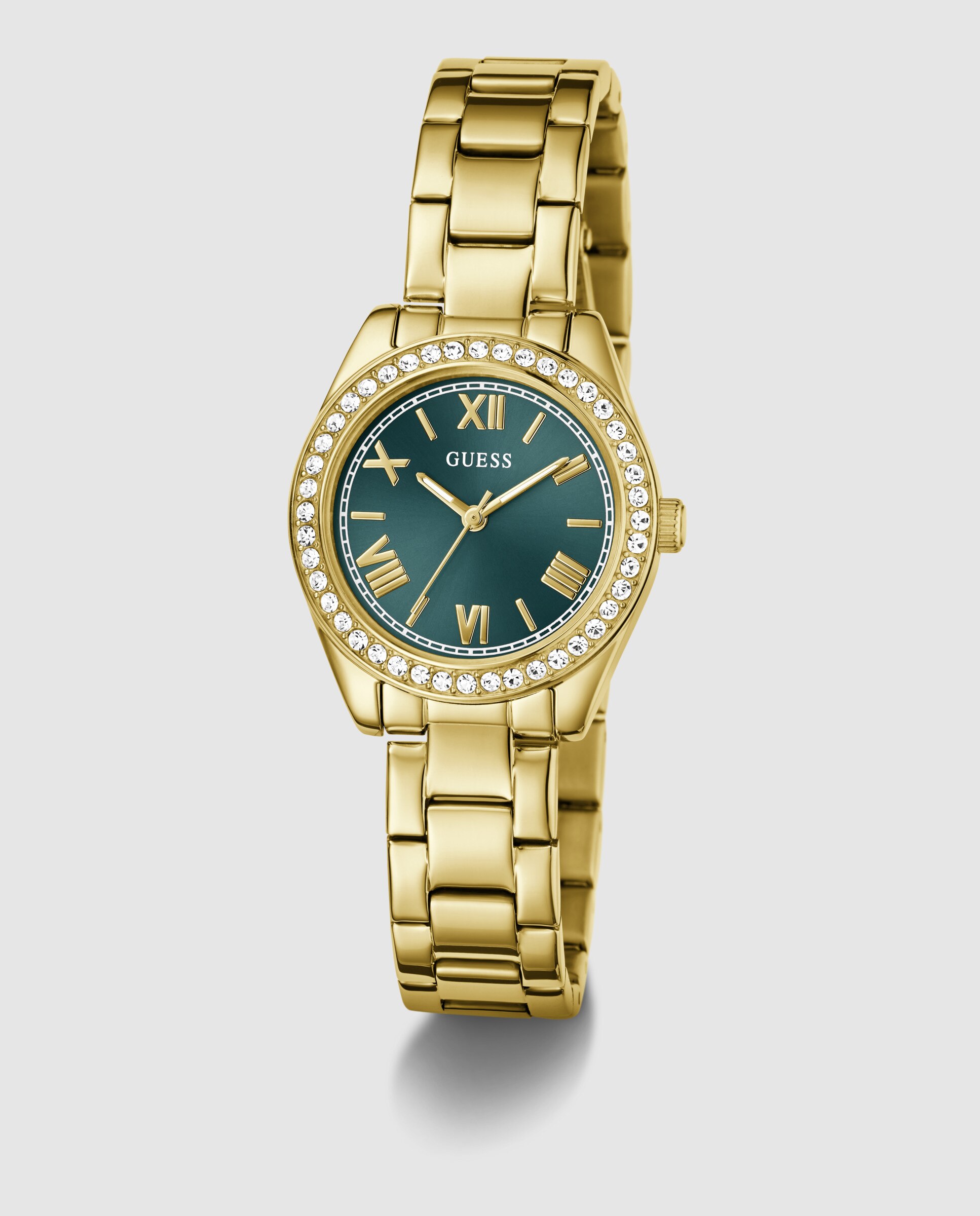Relógio Mini Luna Gw0841l9 de Aço e Bracelete Dourada Ouro-5