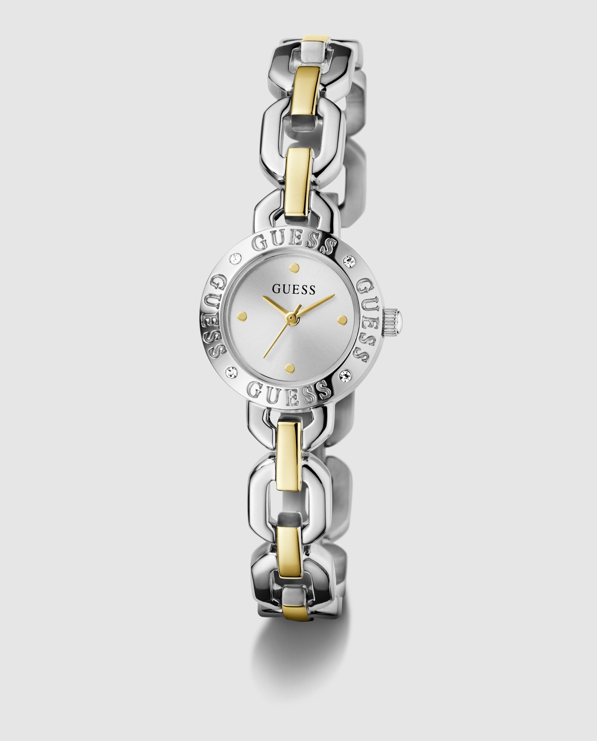 Relógio de Mulher Siren Gw1019l3 de Aço e Bracelete Bicolor Ouro Prata-5