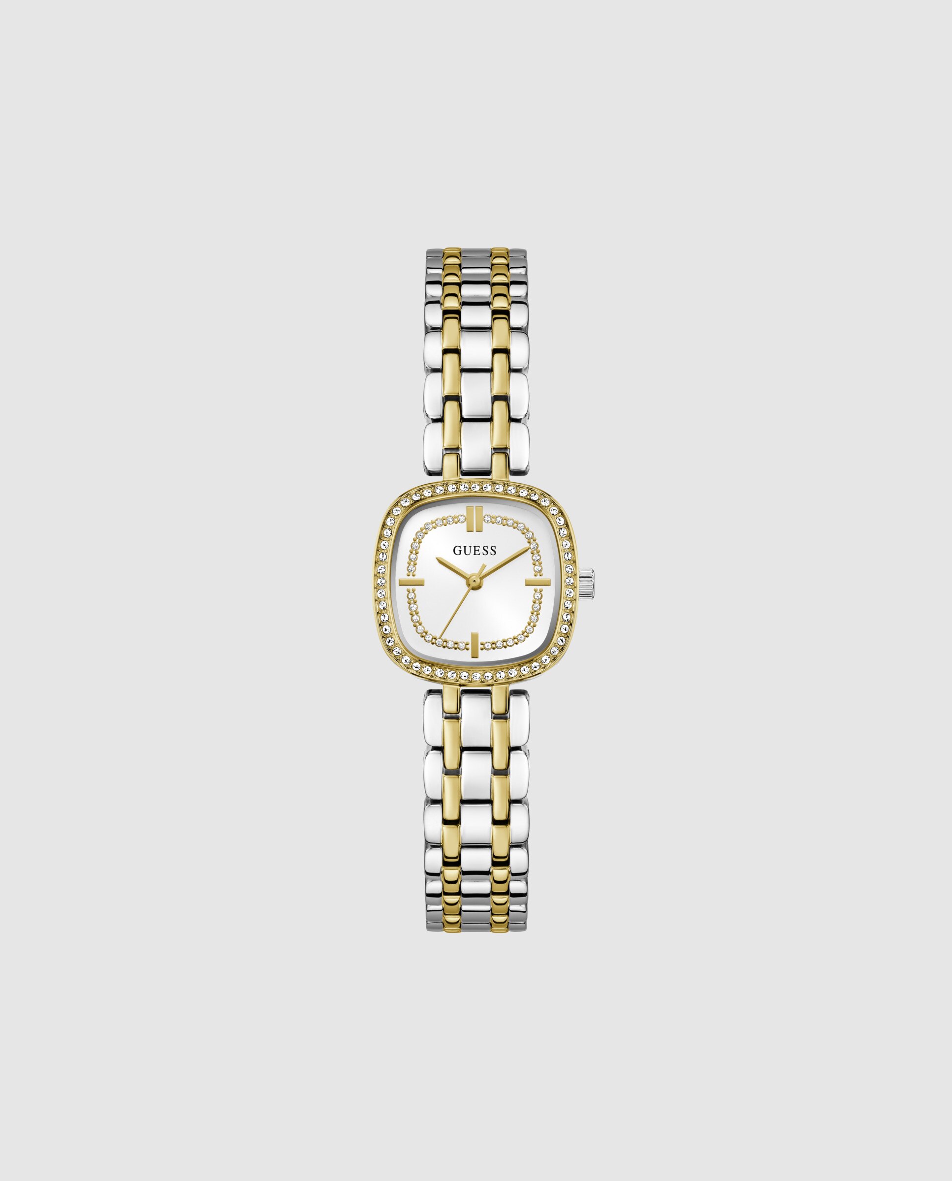 Imagem 0 de Relógio Analógico Hazel Gw1018l3 de Aço e Bracelete Bicolor em Ouro