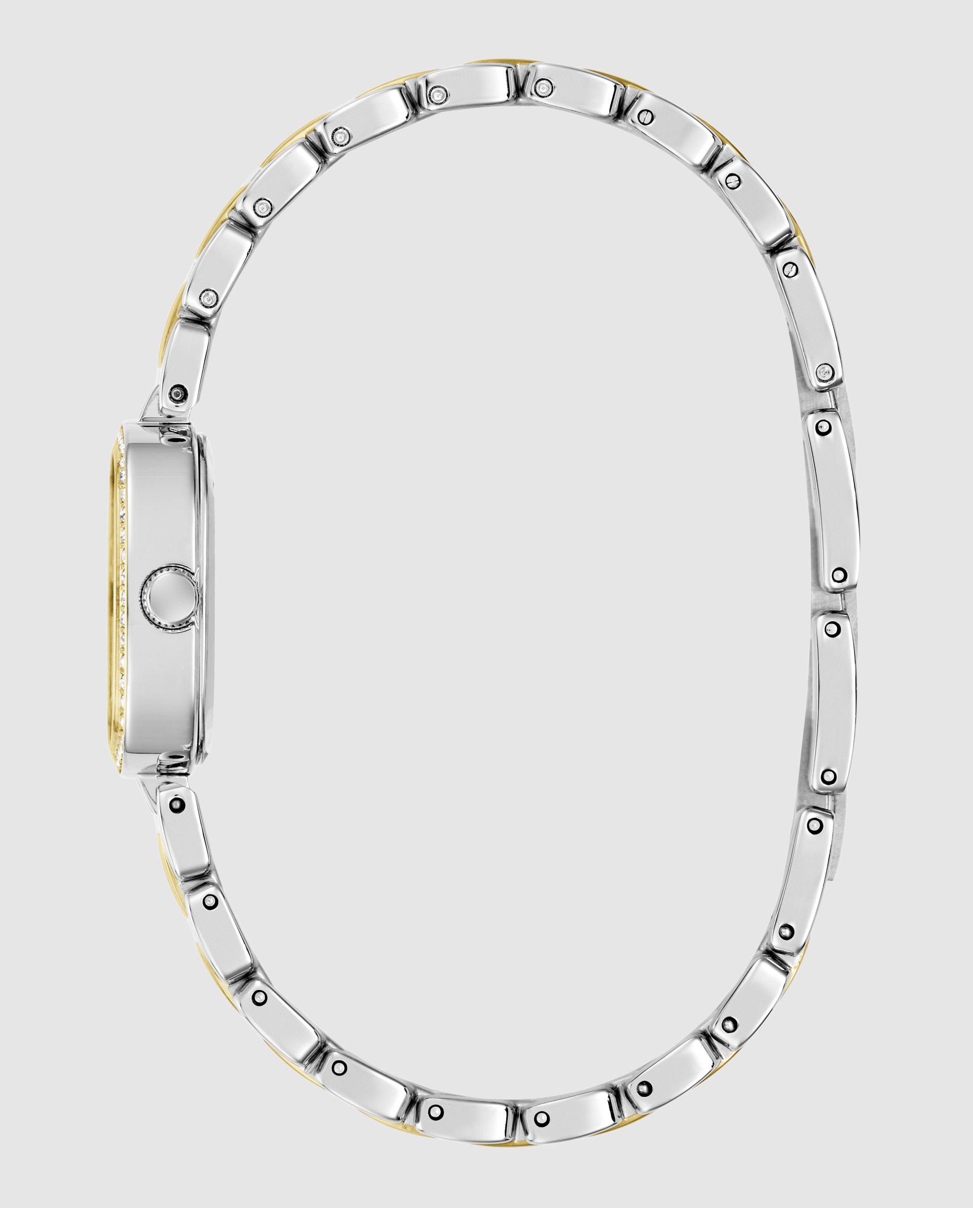 Relógio Analógico Hazel Gw1018l3 de Aço e Bracelete Bicolor em Ouro Ouro / Prata-2