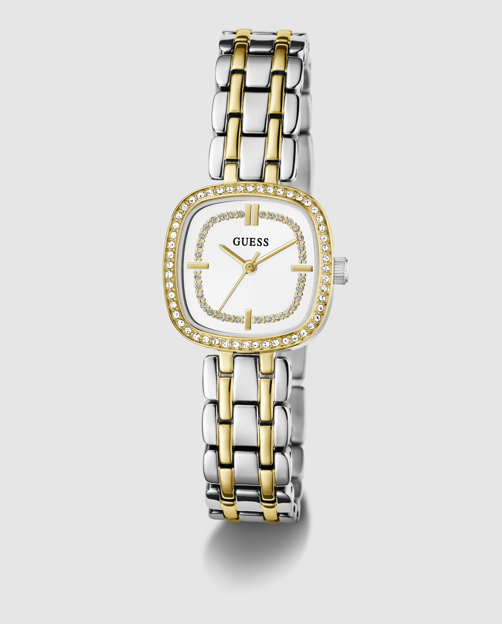 Relógio Analógico Hazel Gw1018l3 de Aço e Bracelete Bicolor em Ouro Ouro / Prata-5
