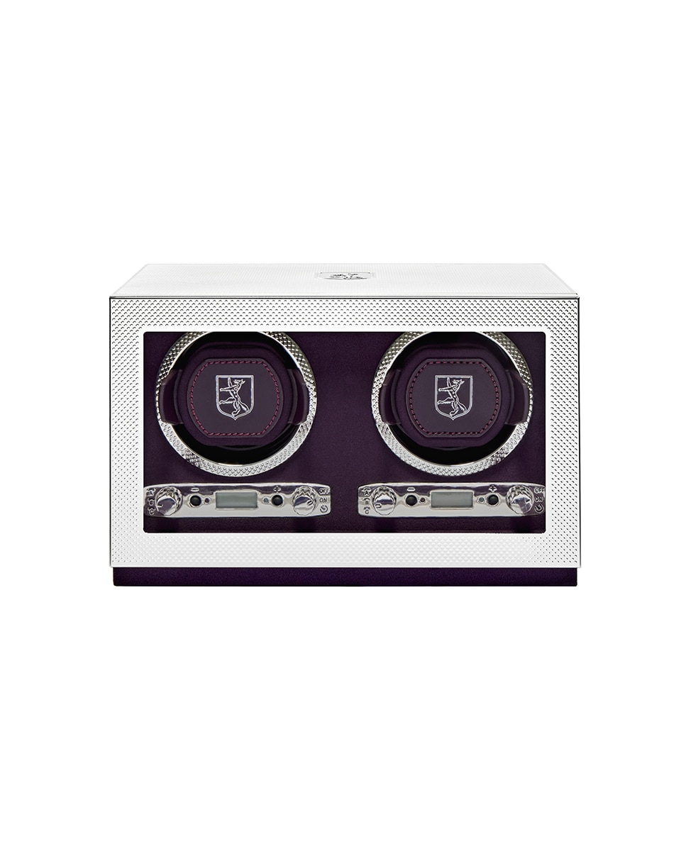 Imagem 0 de Prata Winder de Relógio Duplo com Tampa