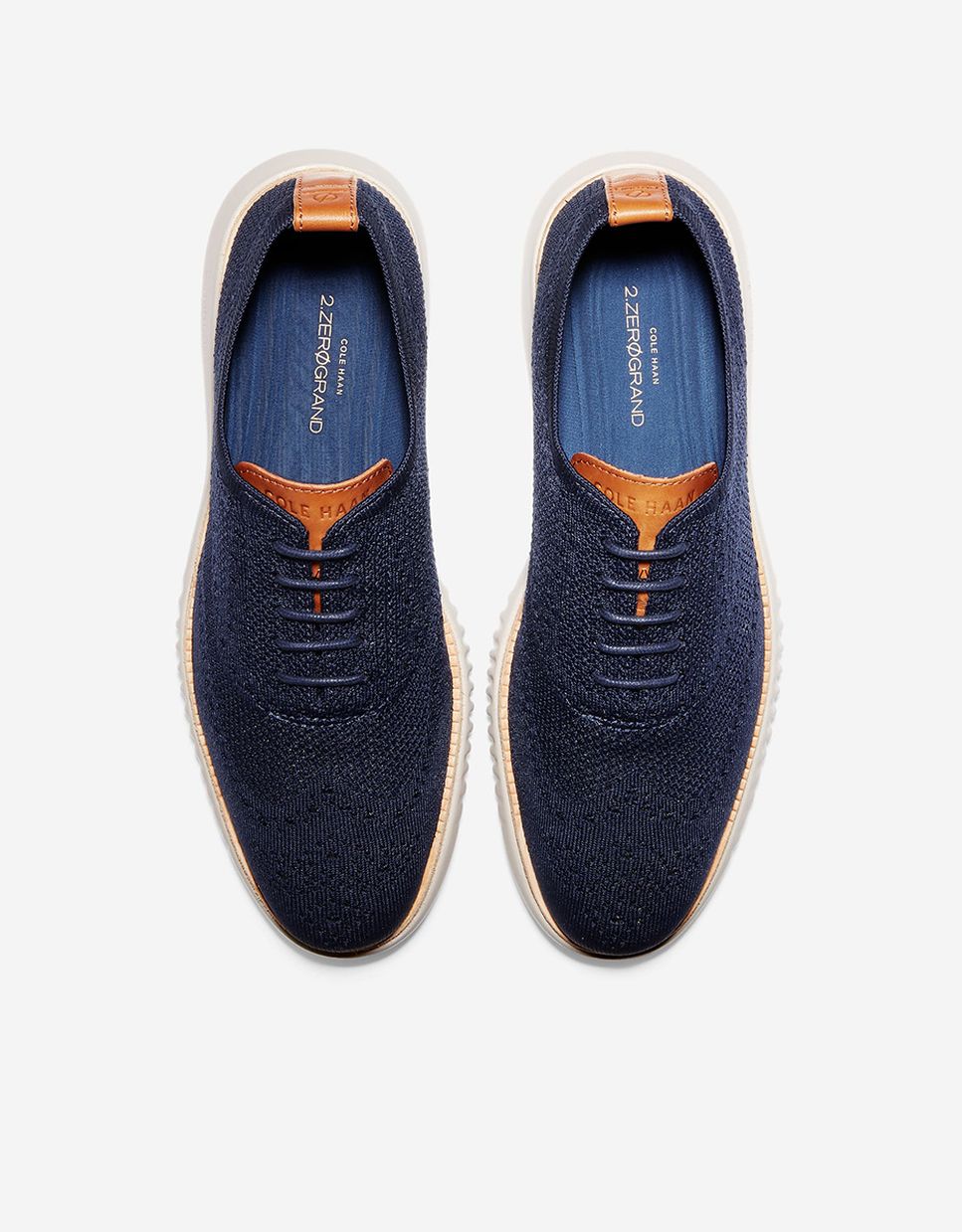 Sapatos Oxford Confecionados em Tecido Stitchlite ™ Azul-marinho-5
