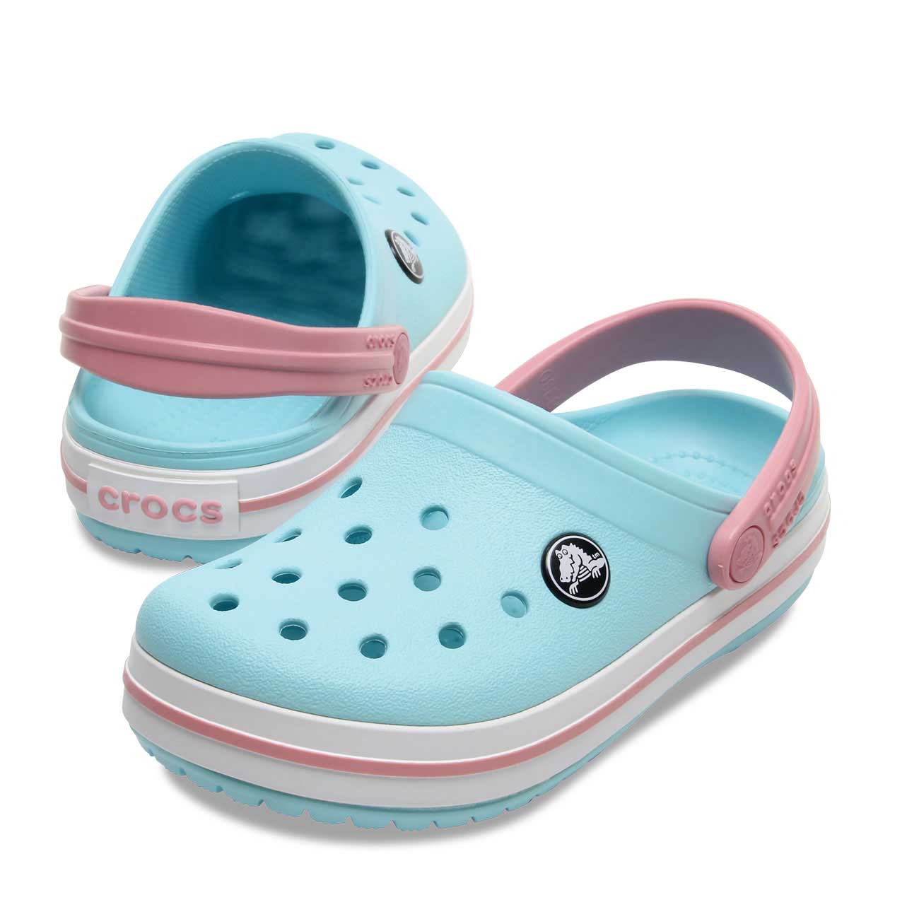 Socas para Bebés Crocband Clog Crocs Azul-celeste-2