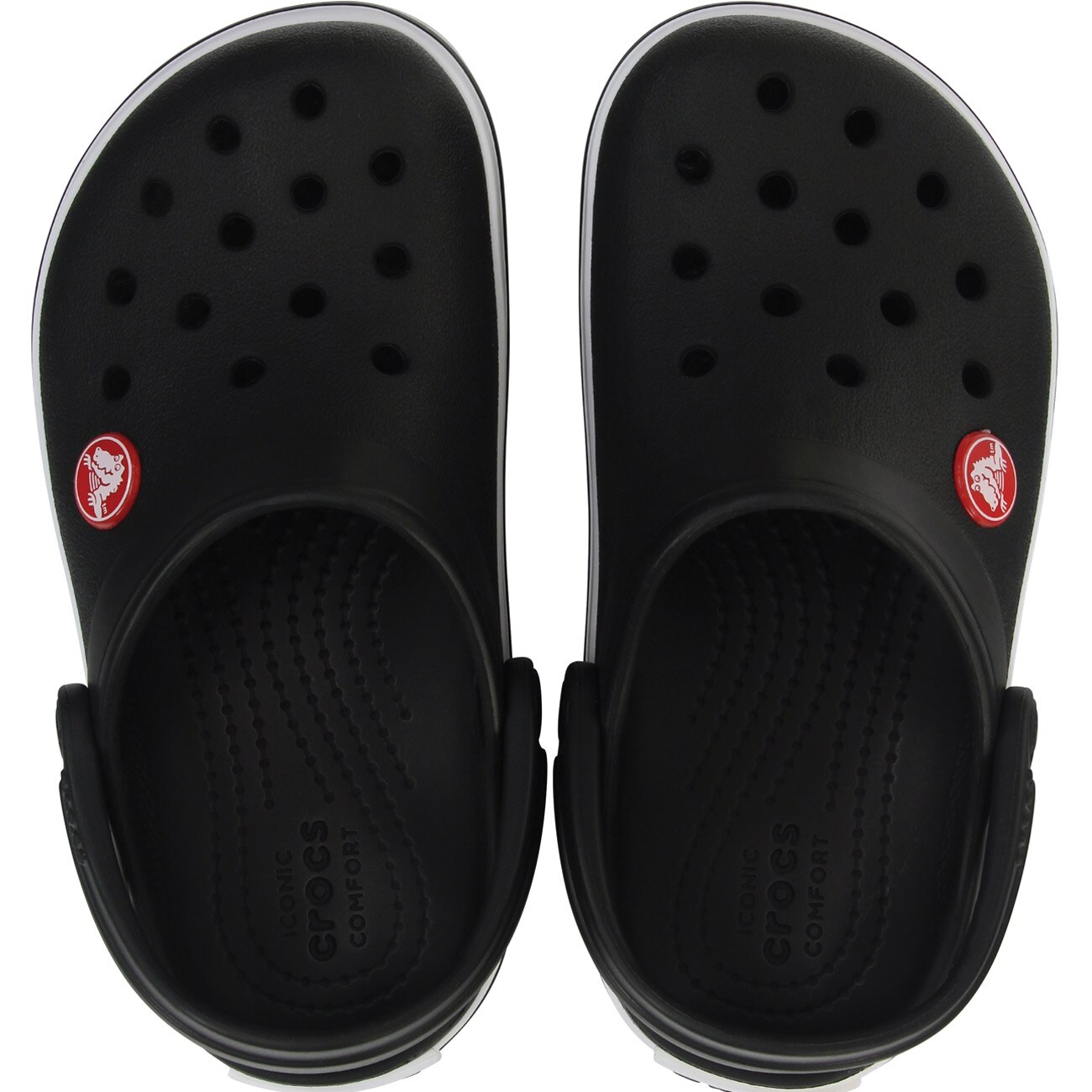 Socas para Bebés Crocband Clog Crocs Preto-3