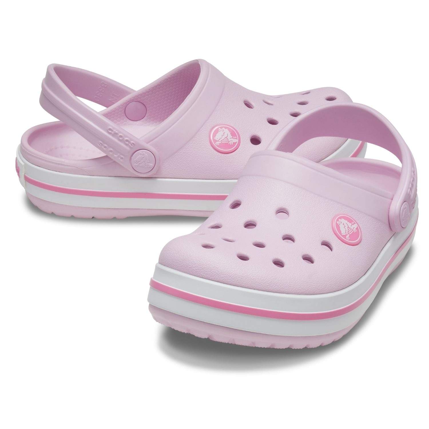 Socas para Bebés Crocband Clog Crocs Rosa-2