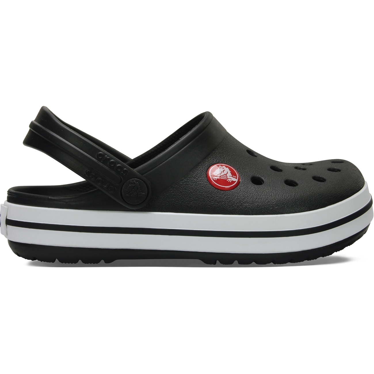 Socas Infantil Crocband Clog Crocs Preto-1