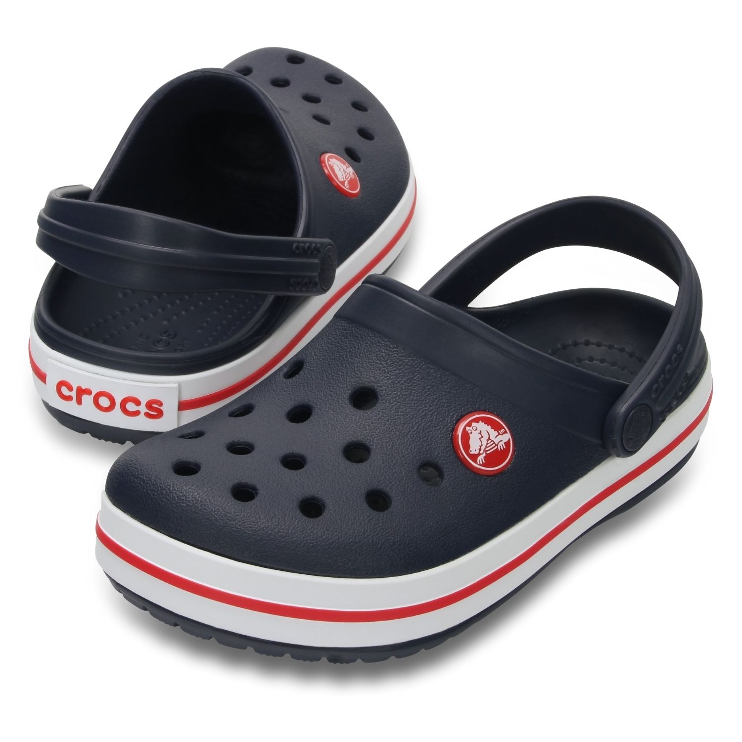 Socas Infantil Crocband Clog Crocs Vermelho-2