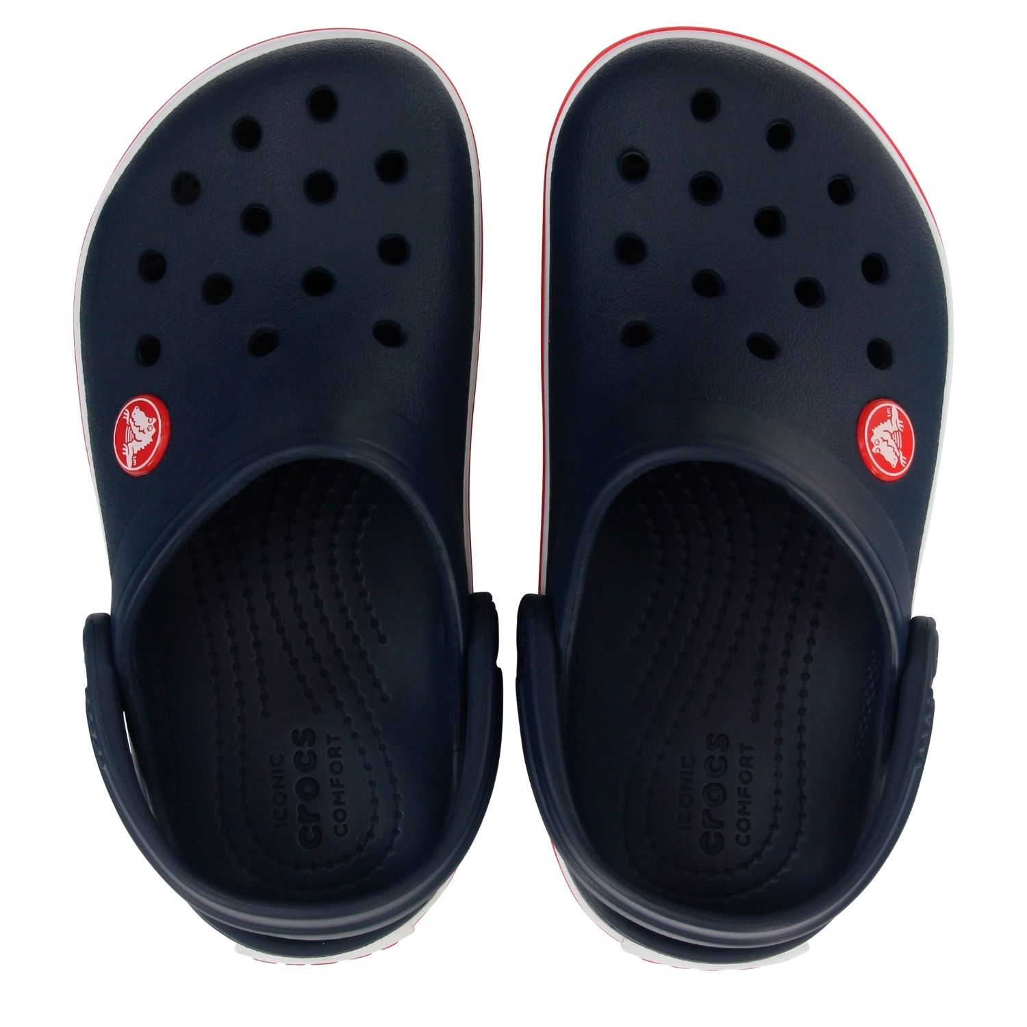 Socas Infantil Crocband Clog Crocs Vermelho-3