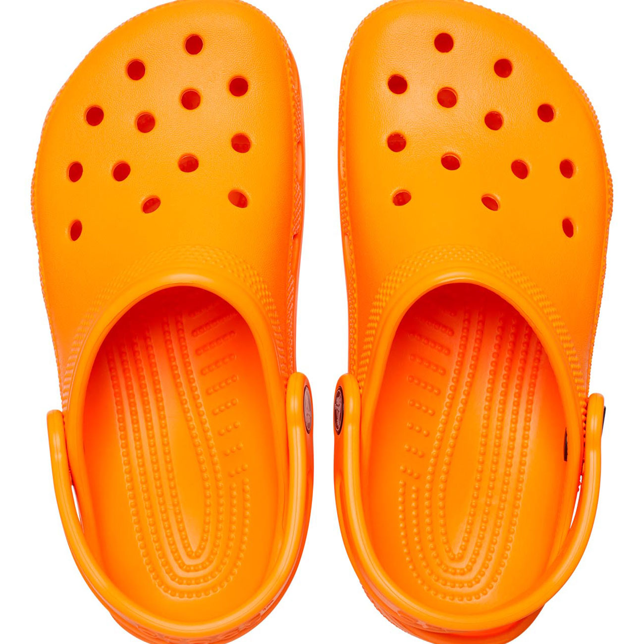 Socas para Bebés Classic Clog Crocs Laranja-3