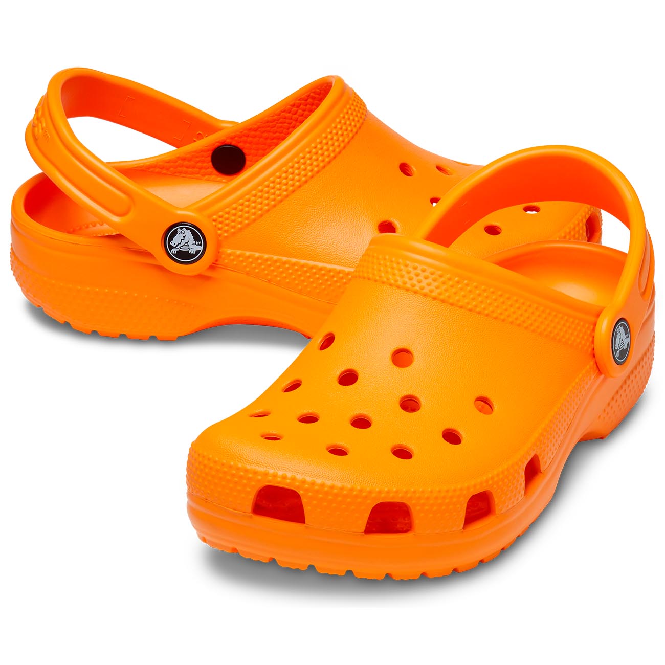 Socas Infantil Classic Clog Crocs Laranja-2