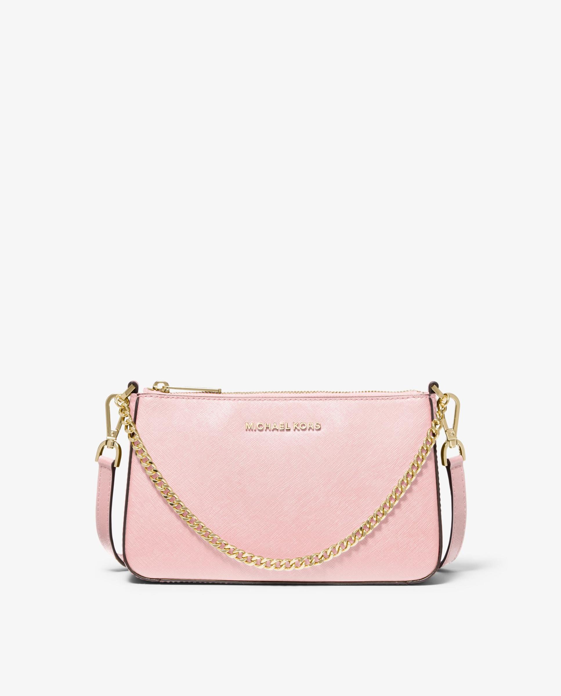 Imagem 0 de Mala a Tiracolo Jet Set Média de Pele Saffiano