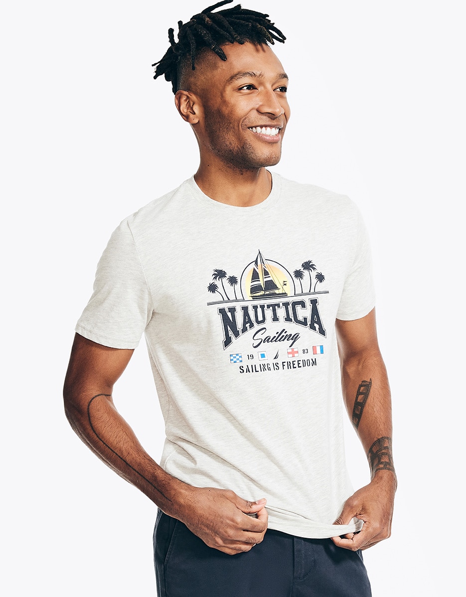 Imagem 0 de T-shirt em Cinzento de Manga Curta