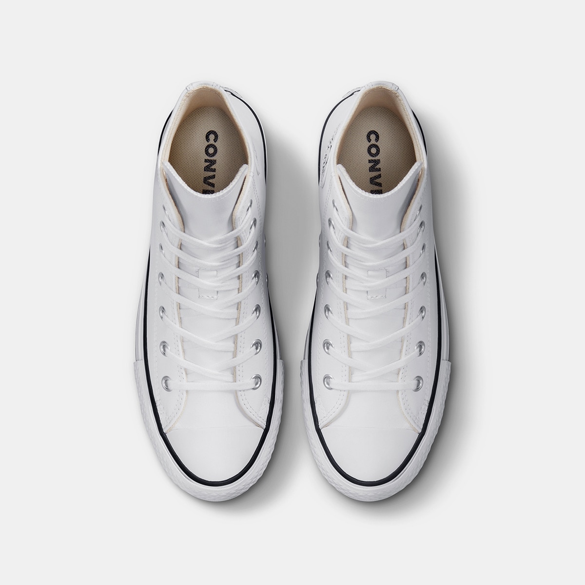 Sapatilhas Casual Infantil Chuck Taylor All Star Eva Lift Pele Converse Branco-3