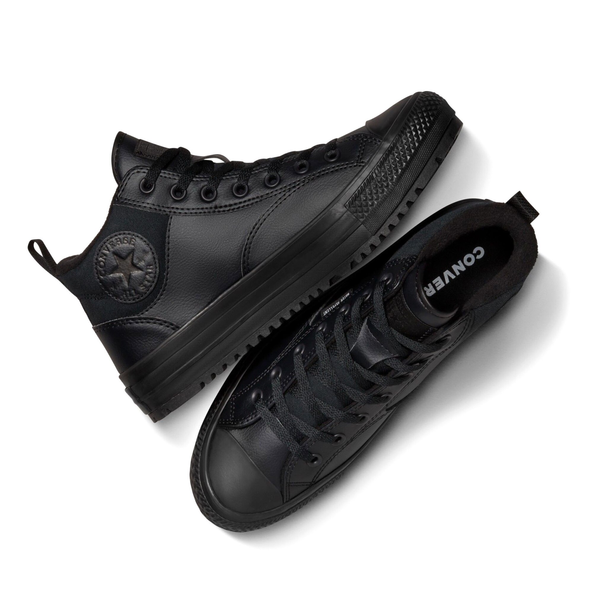 Sapatilhas Casual Unissexo Ctas Malden Street Boot Counter Climate Pele Converse Preto-4