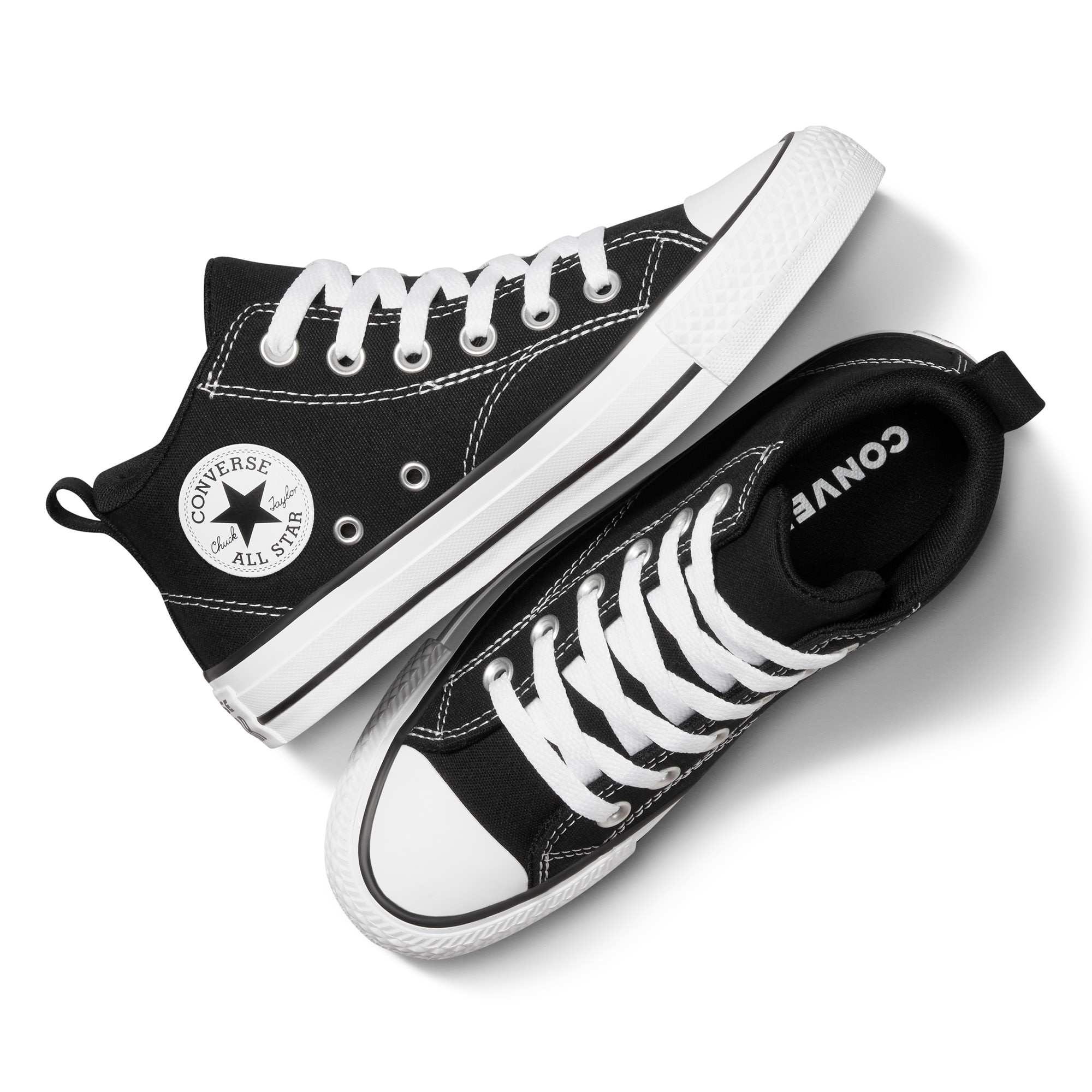 Sapatilhas Casual Infantil Ctas Malden Street Converse Preto-4