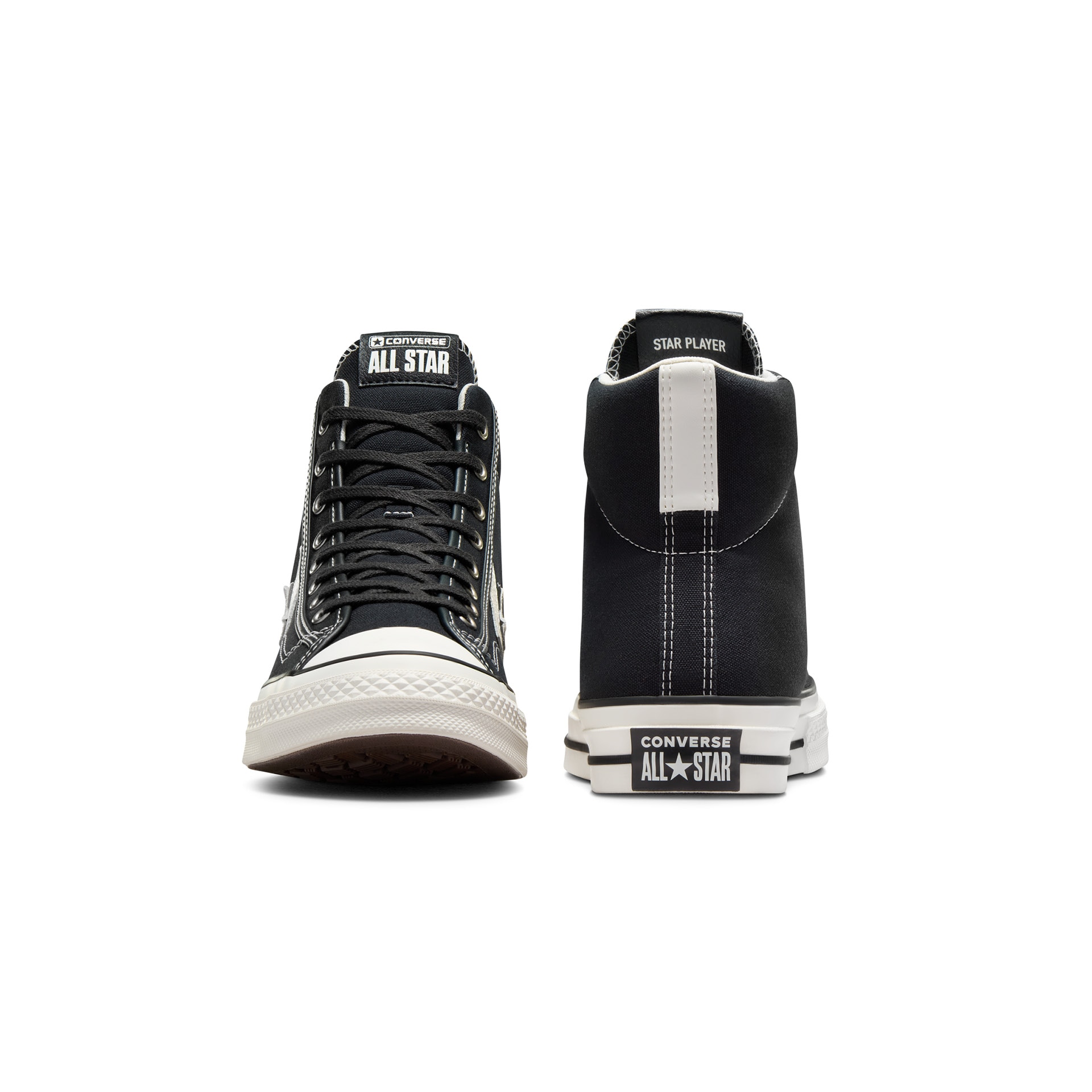 Sapatilhas Casual Unissexo Star Player 76 HI Converse Preto-4