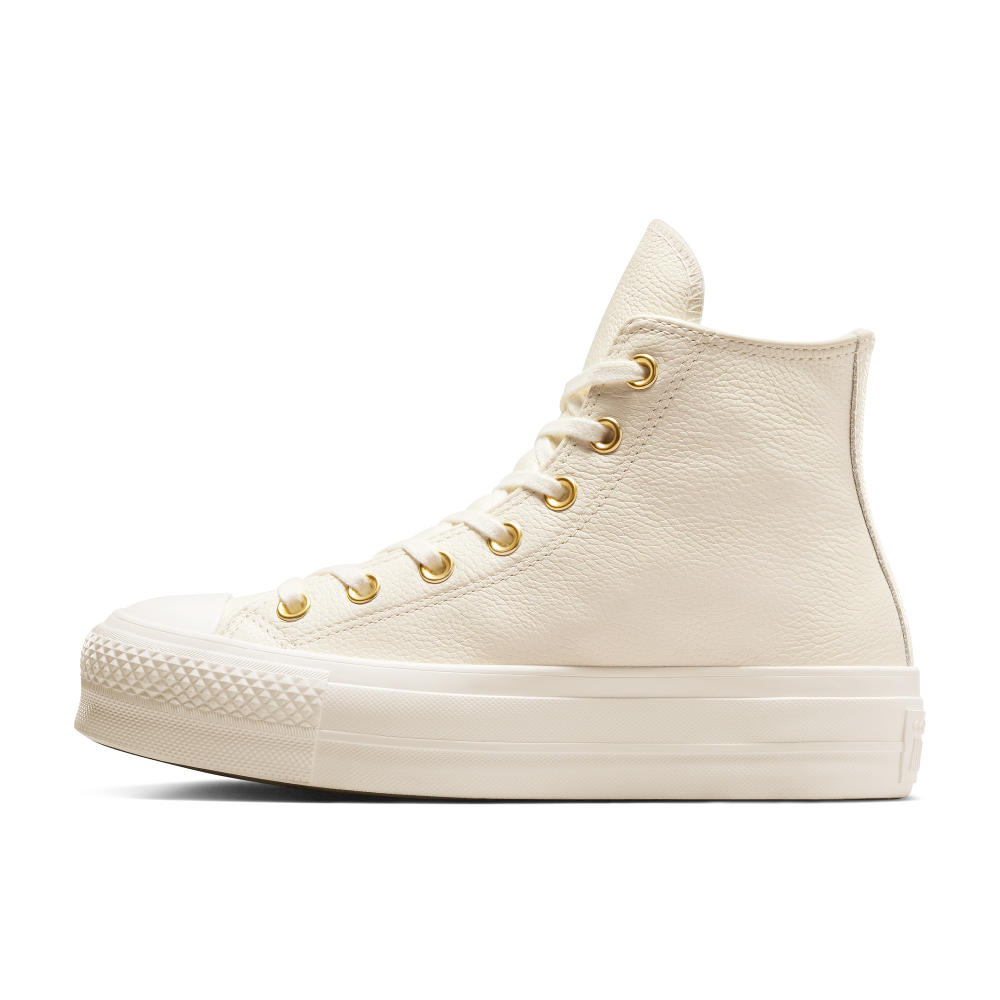 Sapatilhas Casual Chuck Taylor All Star Lift Mono Leather Converse Branco-marfim-5