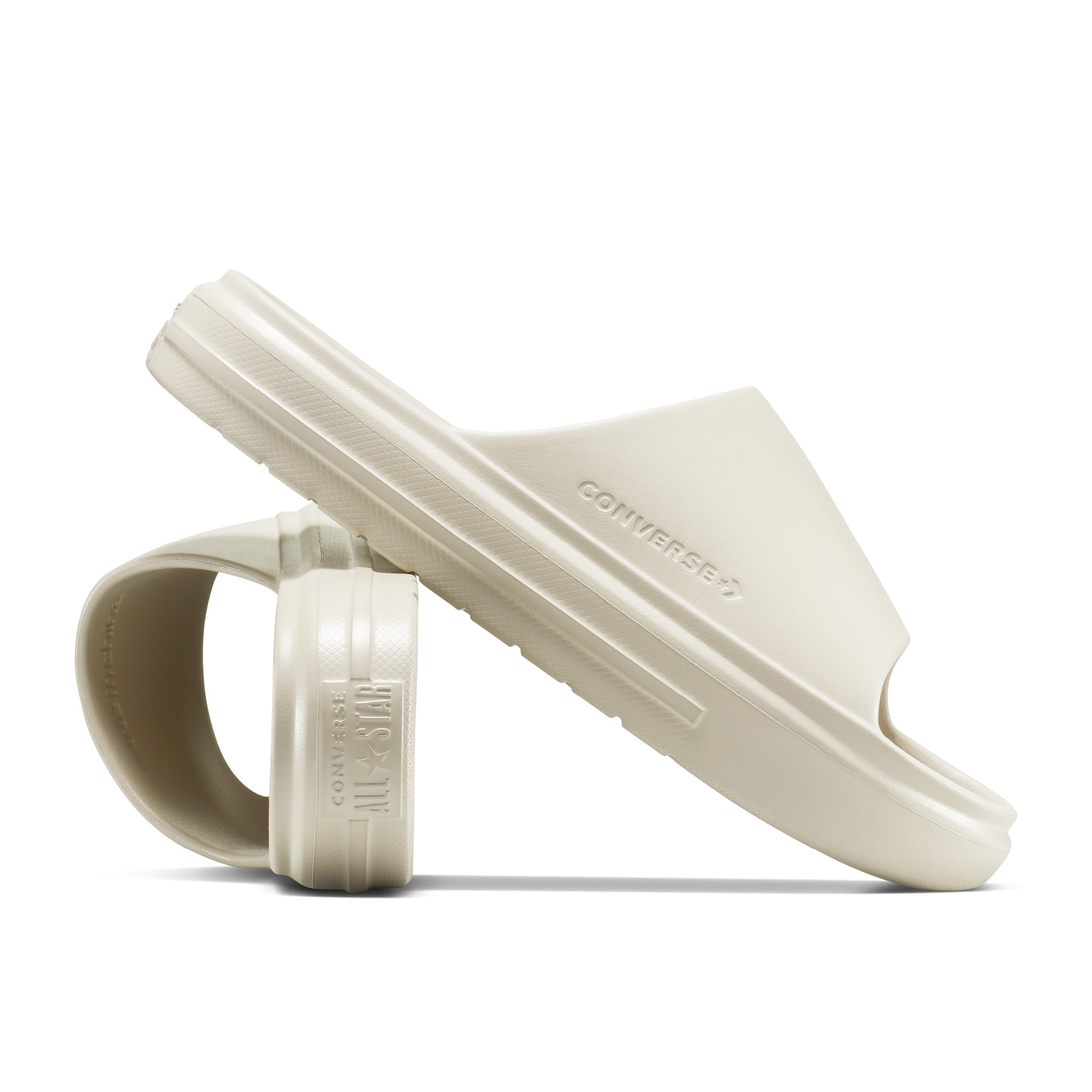 Chinelos Casual Essential Slide Converse Branco-marfim-2