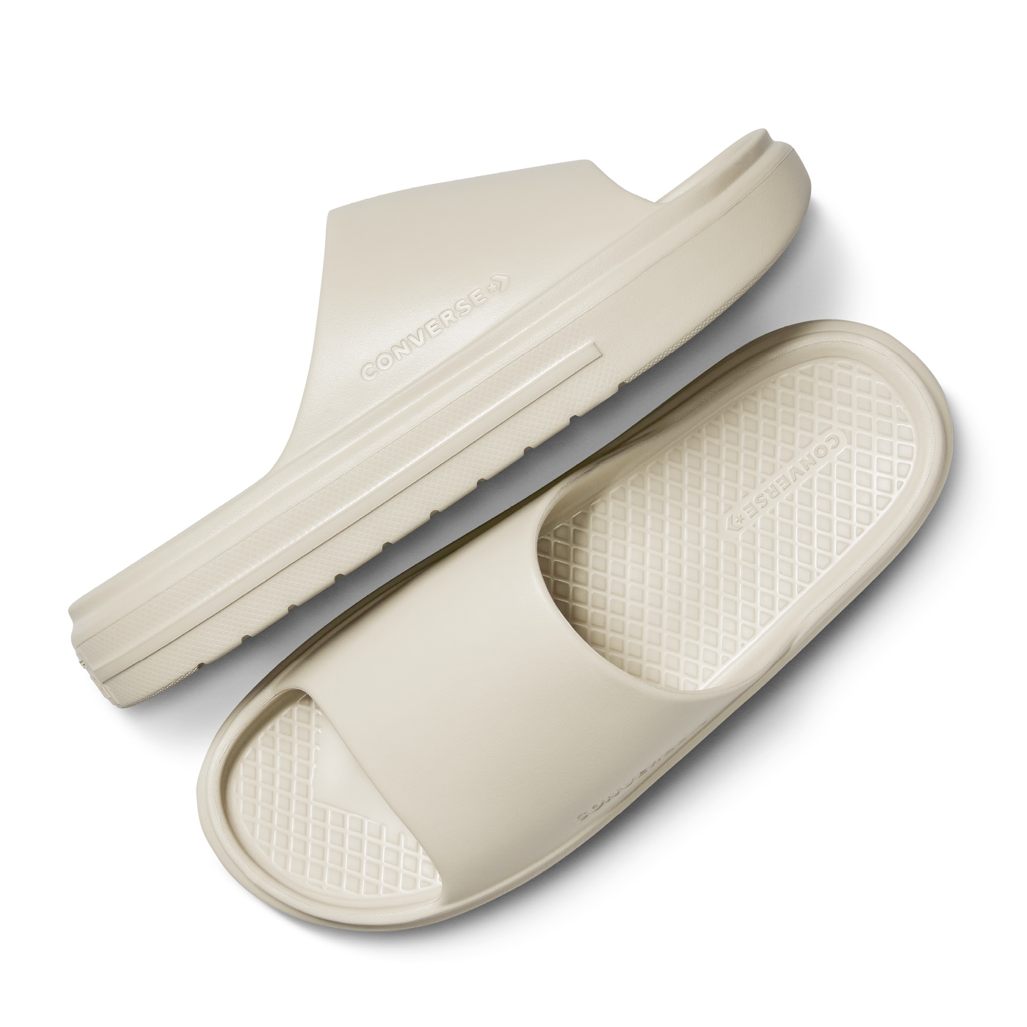 Chinelos Casual Essential Slide Converse Branco-marfim-4