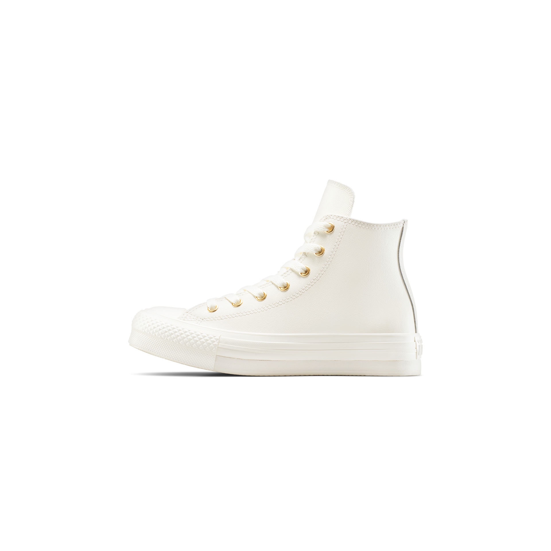 Sapatilhas Casual Chuck Taylor All Star Eva Lift Gold Luxe Pele Converse Infantil Branco-5
